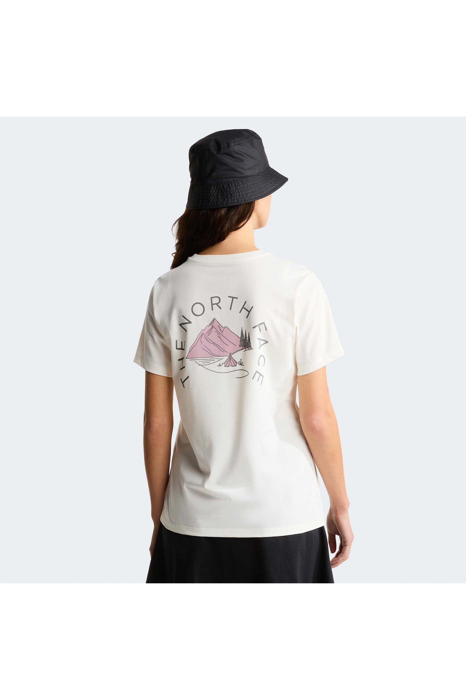 The North Face Γυναικείο T-Shirt Monte Regular Graphic - Nf0A8Ga9Qli1 Εκρού