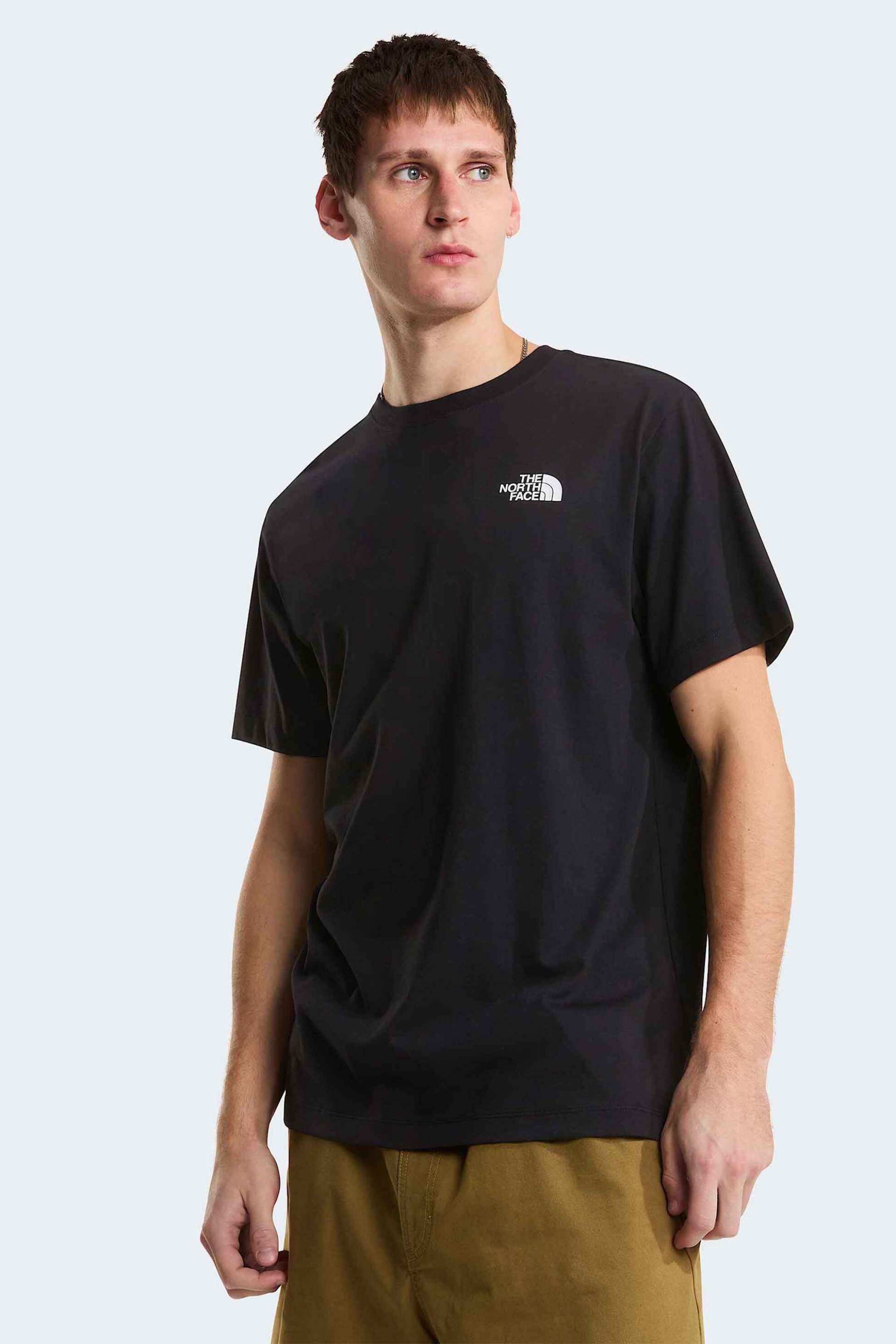 The North Face ανδρικό T-shirt "Vertical Regular Graphic" - NF0A8GV1JK31 Μαύρο