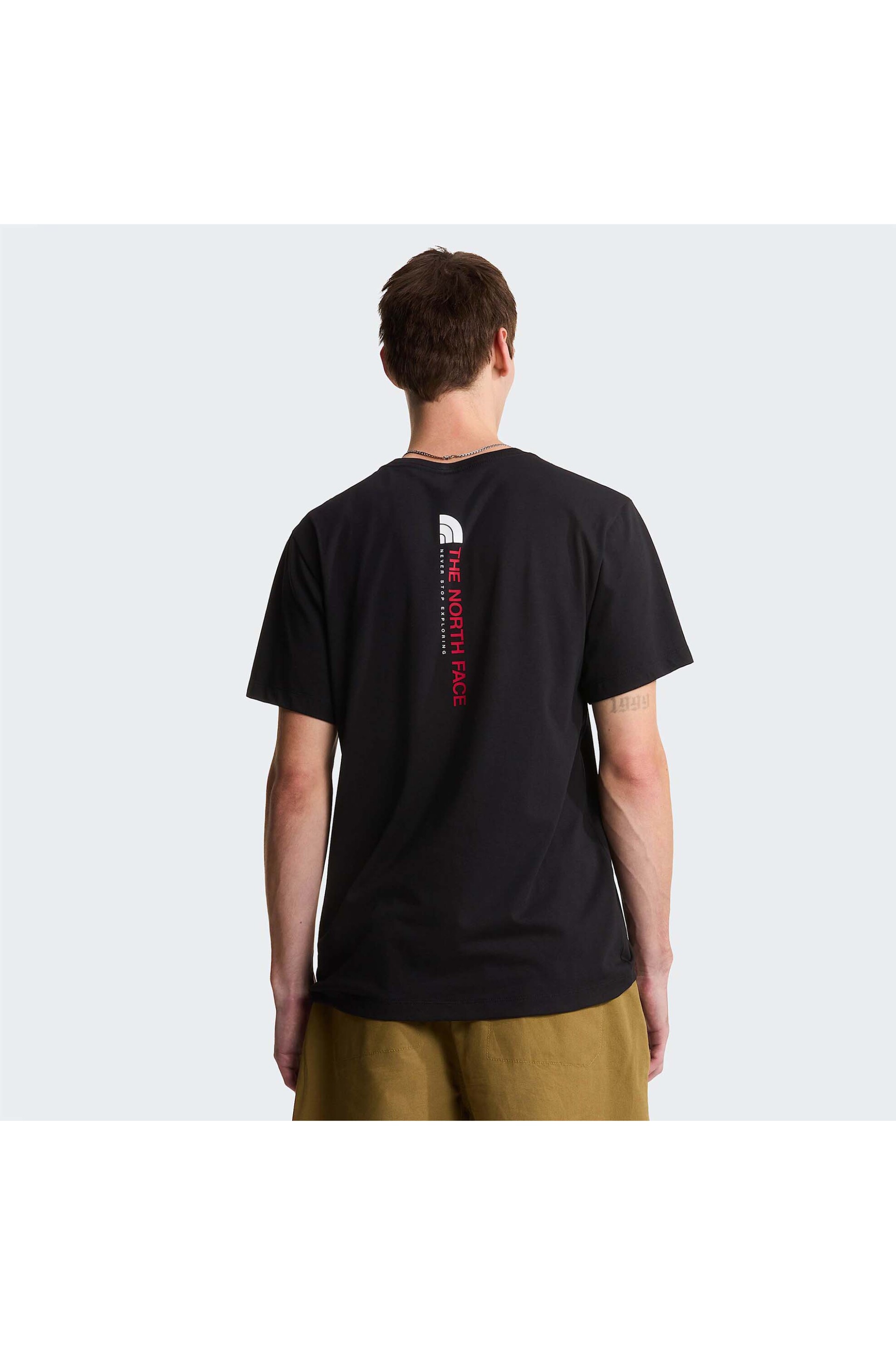 The North Face Ανδρικό T-Shirt Vertical Regular Graphic - Nf0A8Gv1Jk31 Μαύρο