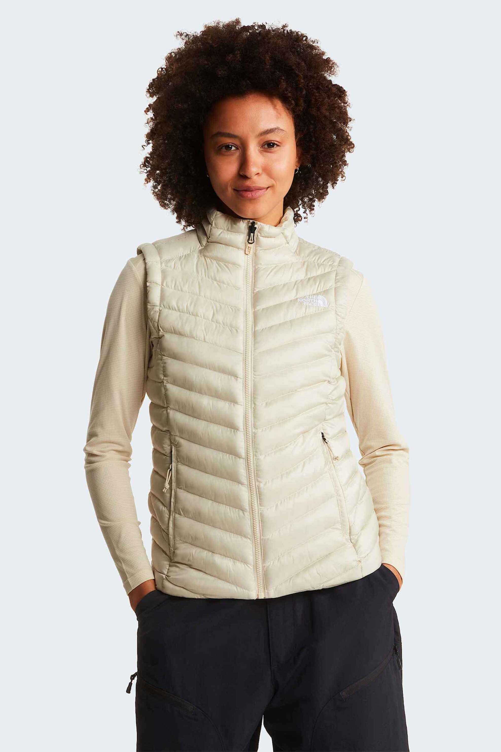 The North Face γυναικείο αμάνικο μπουφάν καπιτονέ "Huila Synthetic Insulation" - NF0A8DW5DOM1 Εκρού