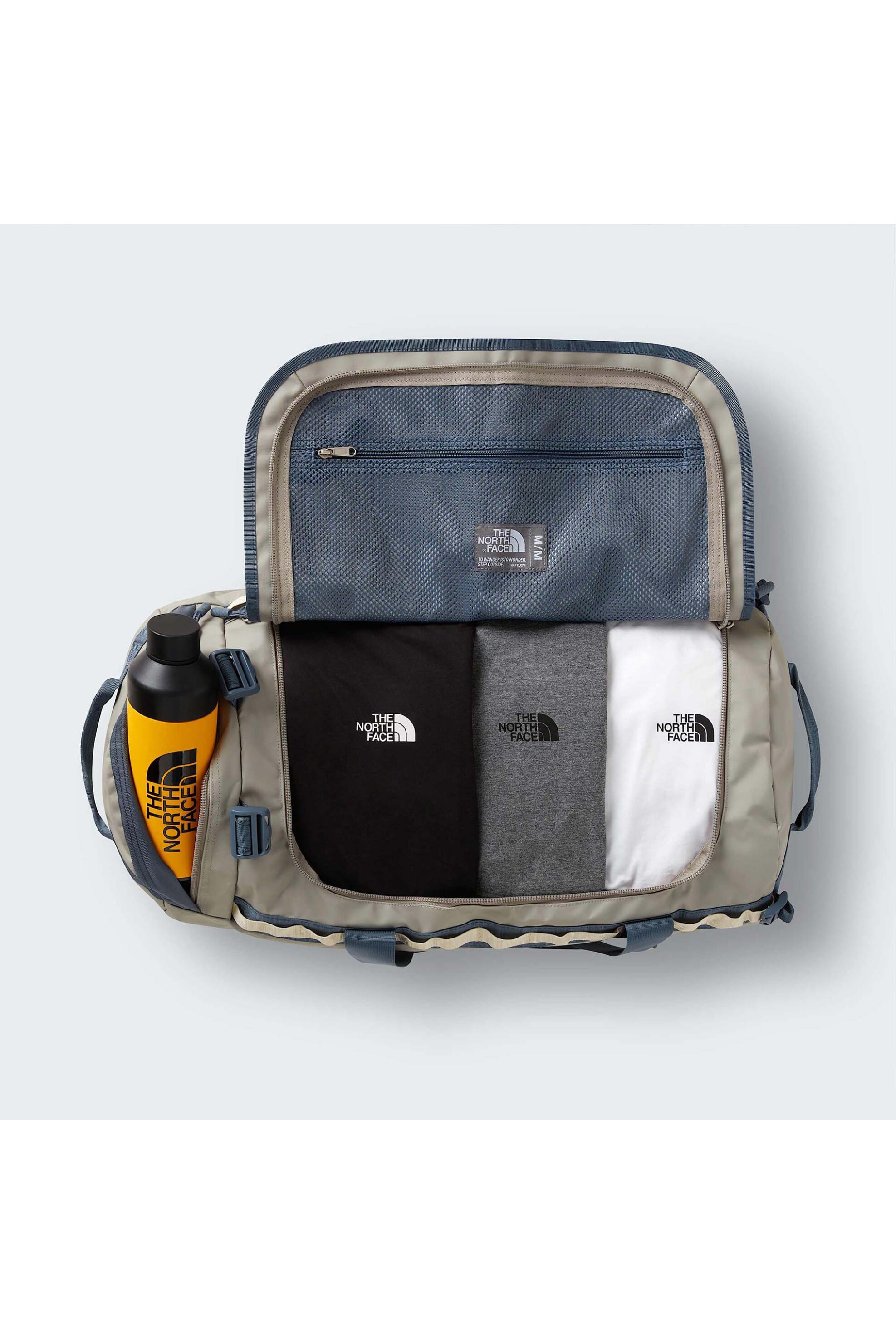 The North Face unisex σακ-βουαγιάζ "Base Camp Duffel" (Medium) - NF0A52SAN6V1 Γκρι Ανοιχτό φωτογραφία