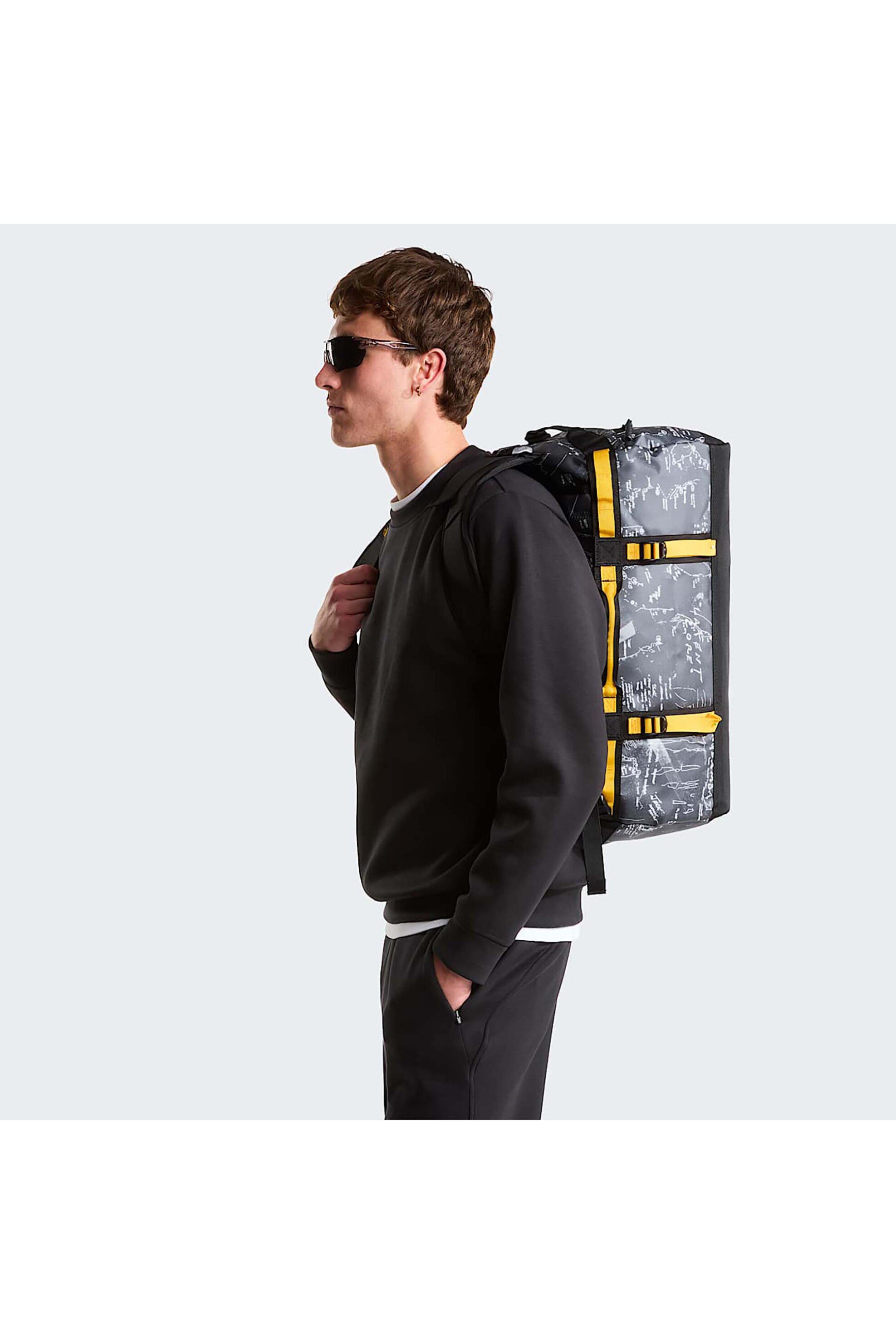 The North Face unisex σακ-βουαγιάζ "Base Camp Duffel" (Small) - NF0A52STMV31 Γκρι Σκούρο φωτογραφία