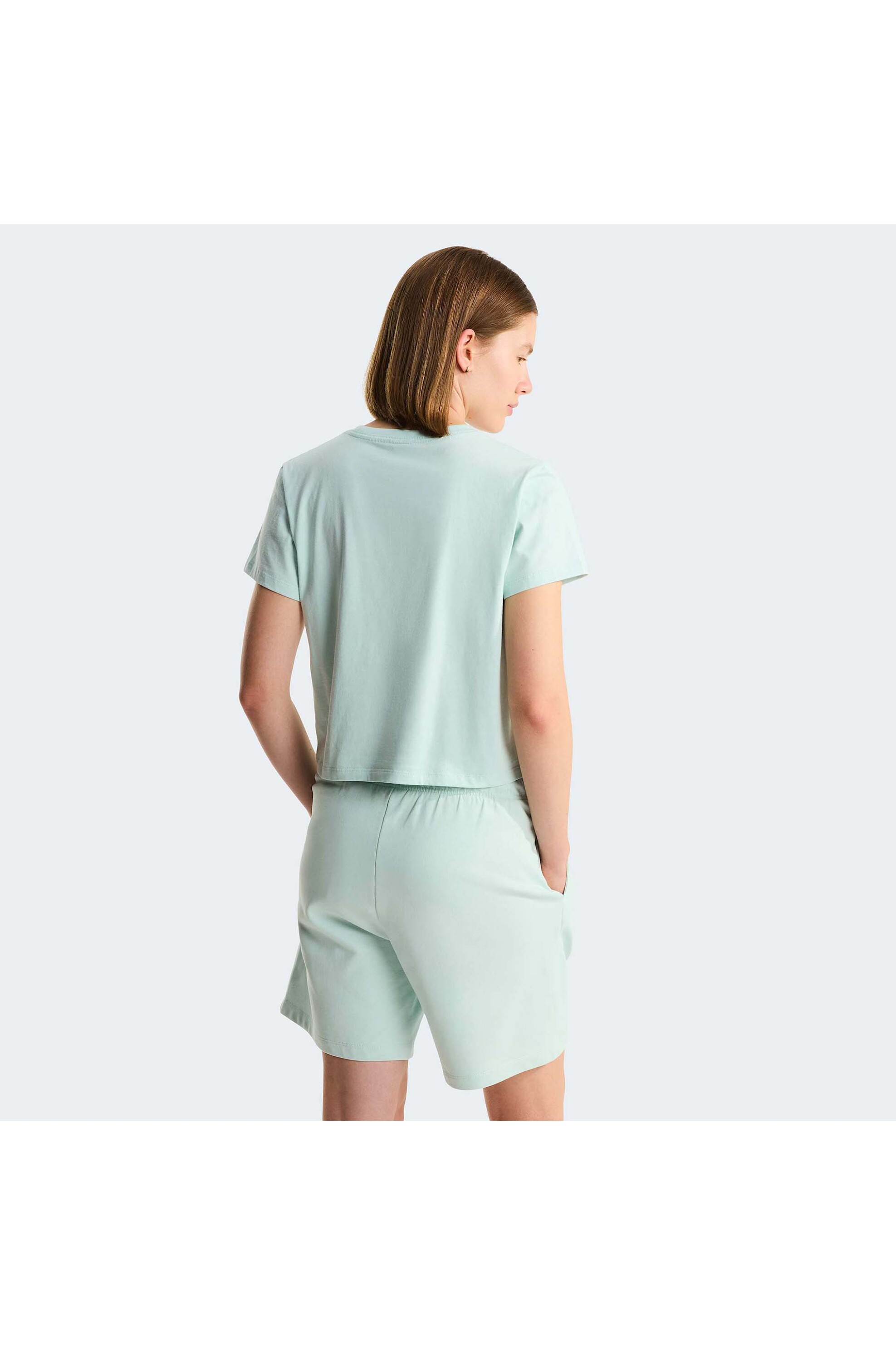 The North Face Γυναικείο T-Shirt Essential Regular Cutie - Nf0A8Gr1G701 Βεραμάν Ανοιχτό