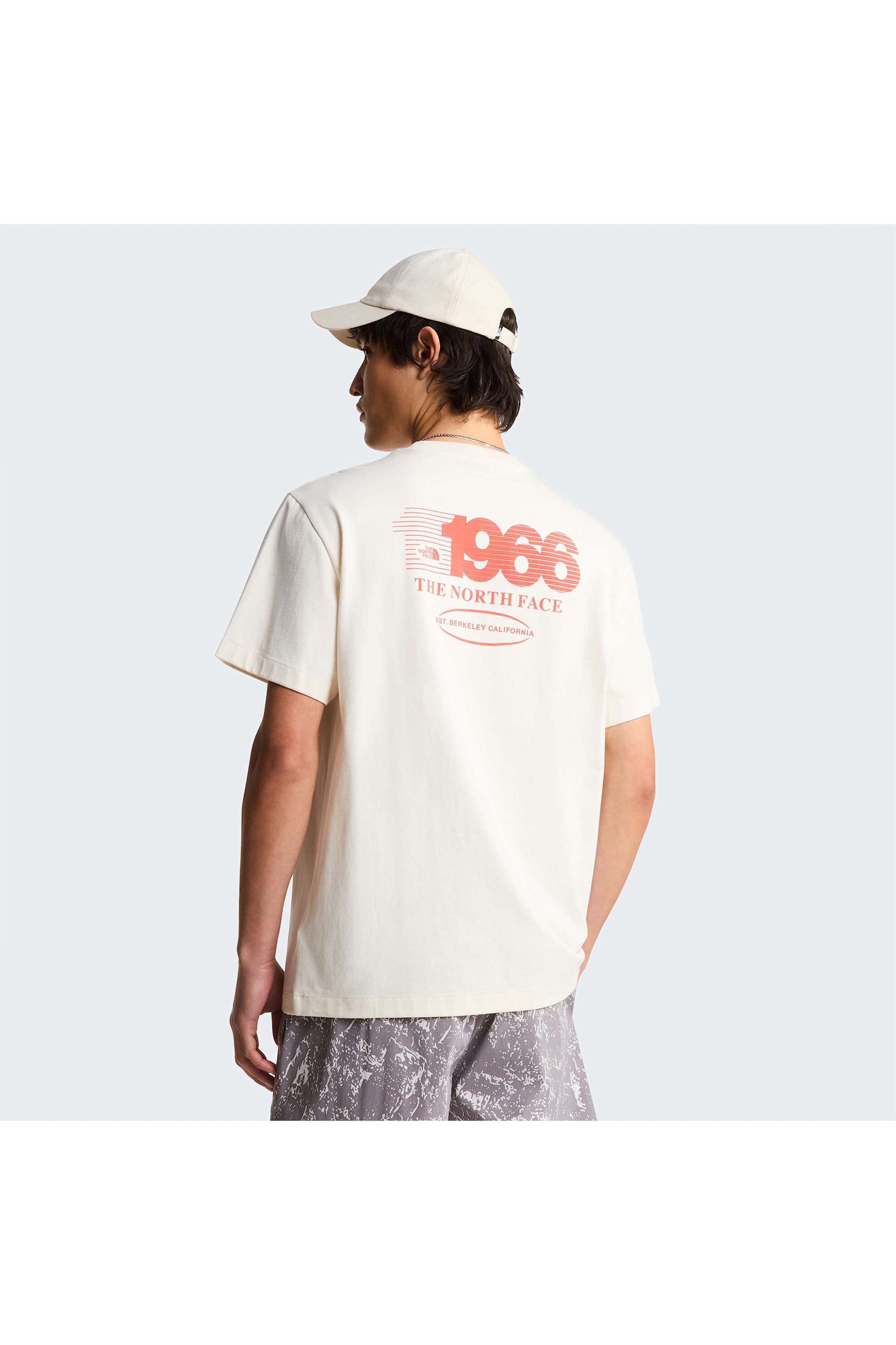 The North Face Unisex T-Shirt Track Relaxed - Nf0A8H3Cqli1 Εκρού