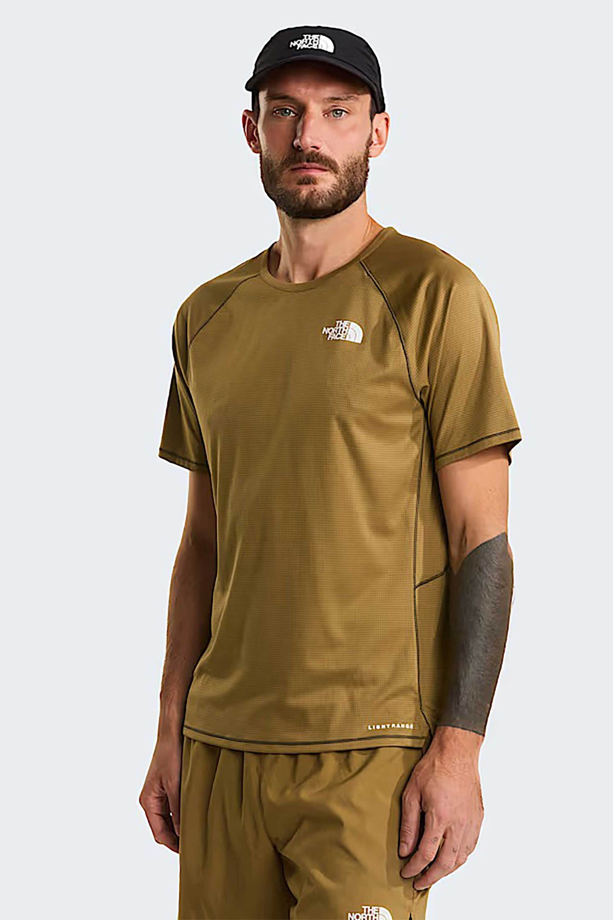 The North Face ανδρικό T-shirt Slim Fit "Sunriser" - NF0A8BBP2EL1 Μουσταρδί