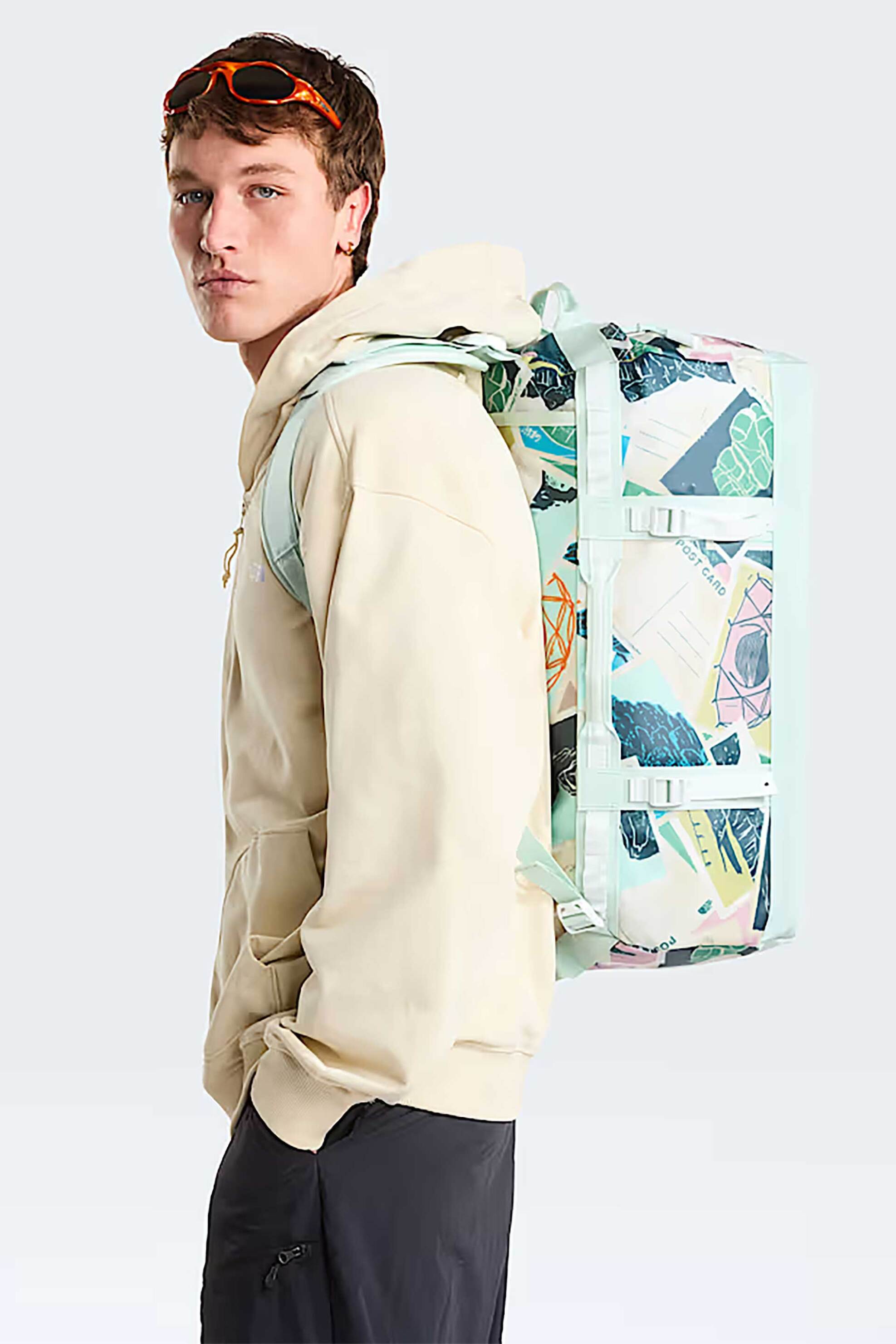 The North Face unisex σακ-βουαγιάζ "Base Camp Duffel" (Small) - NF0A52STN2W1 Βεραμάν Ανοιχτό φωτογραφία