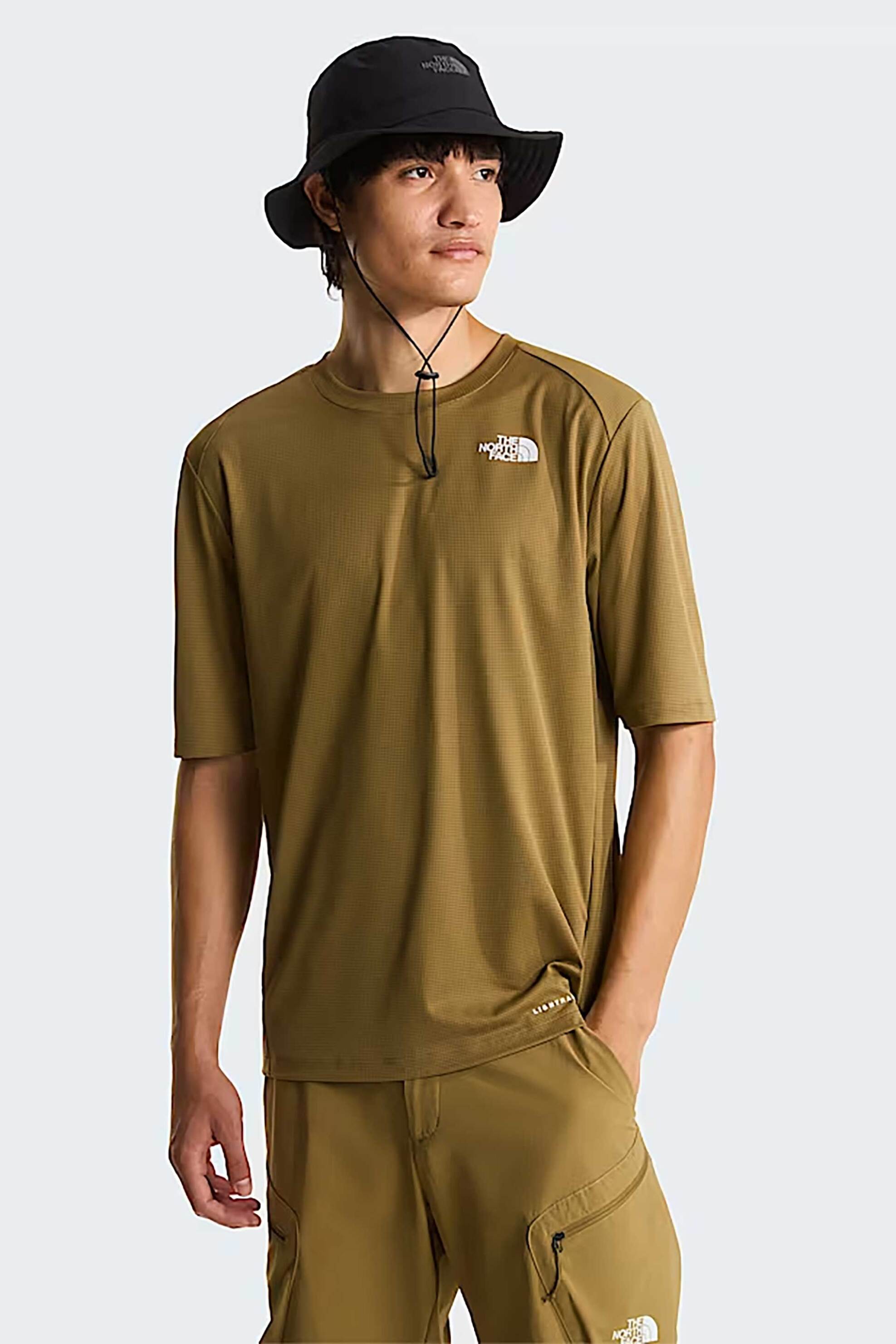 The North Face ανδρικό T-shirt Standard Fit "Shadow" - NF0A87TU2EL1 Μουσταρδί
