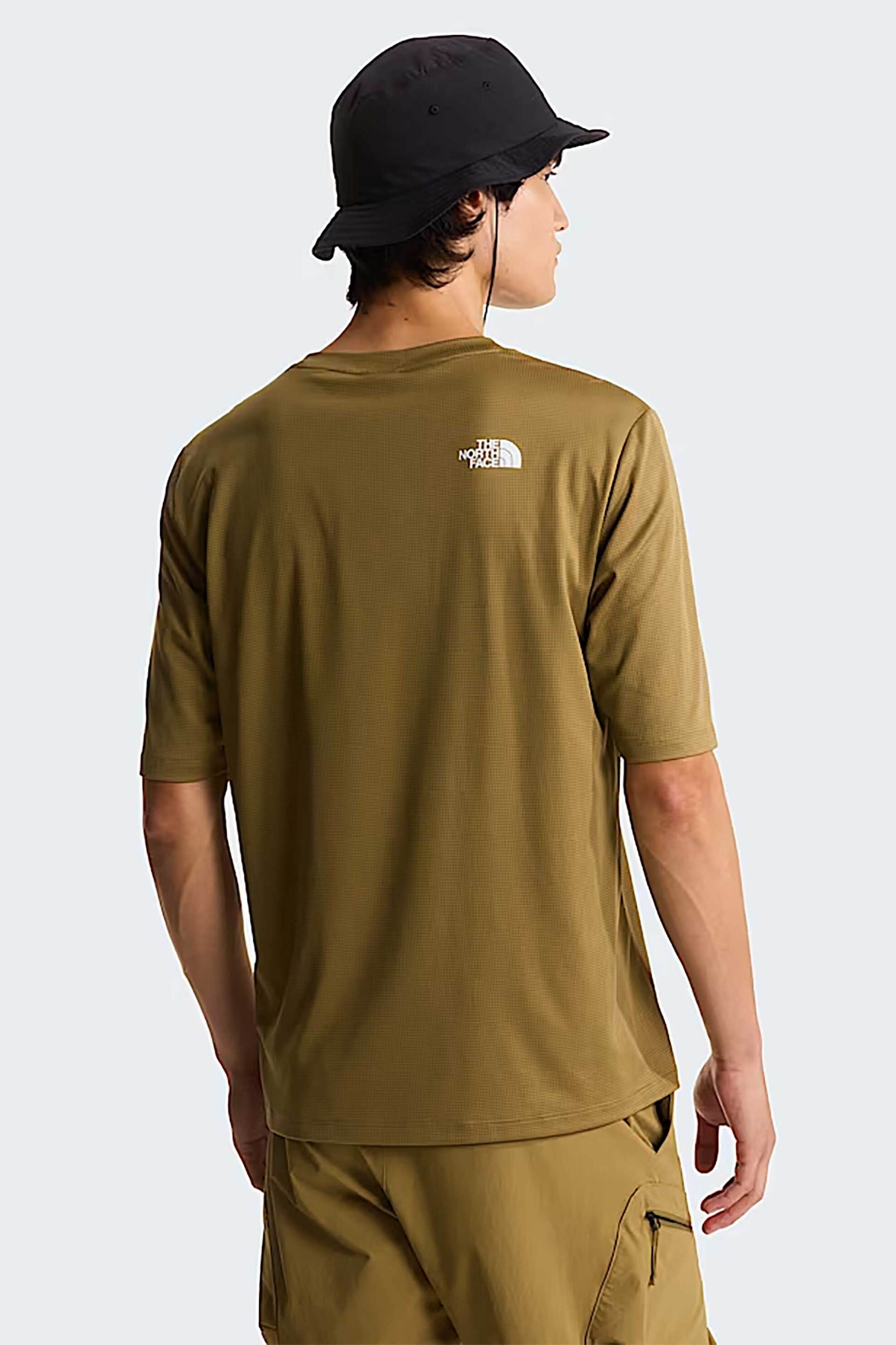 The North Face Ανδρικό T-Shirt Standard Fit Shadow - Nf0A87Tu2El1 Μουσταρδί