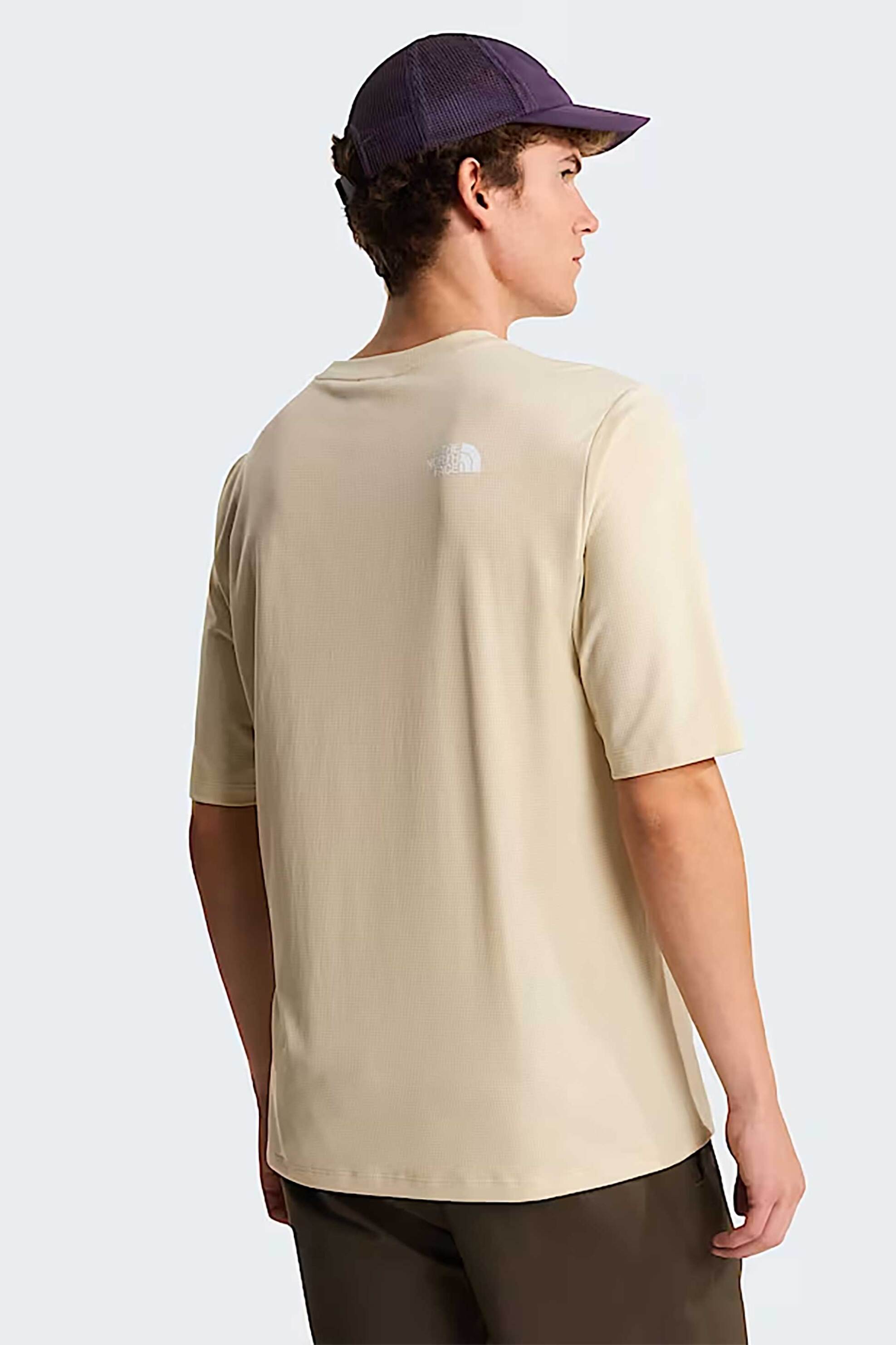 The North Face Ανδρικό T-Shirt Standard Fit Shadow - Nf0A87Tudom1 Μπεζ