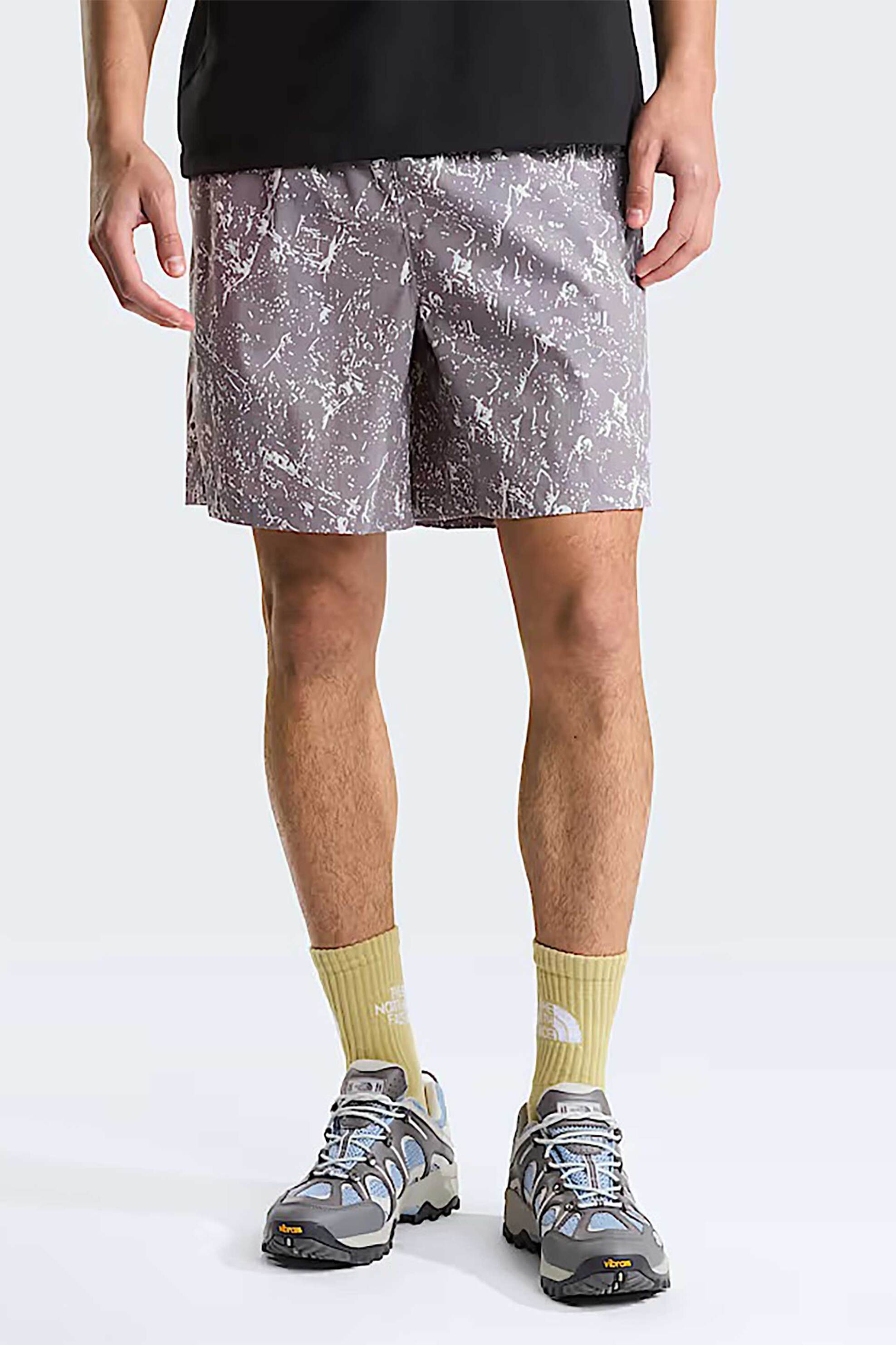 The North Face ανδρικό σορτς Regular Fit "Class V Pathfinder 7" Printed Pull-On" - NF0A8GHWJZT1 Γκρι