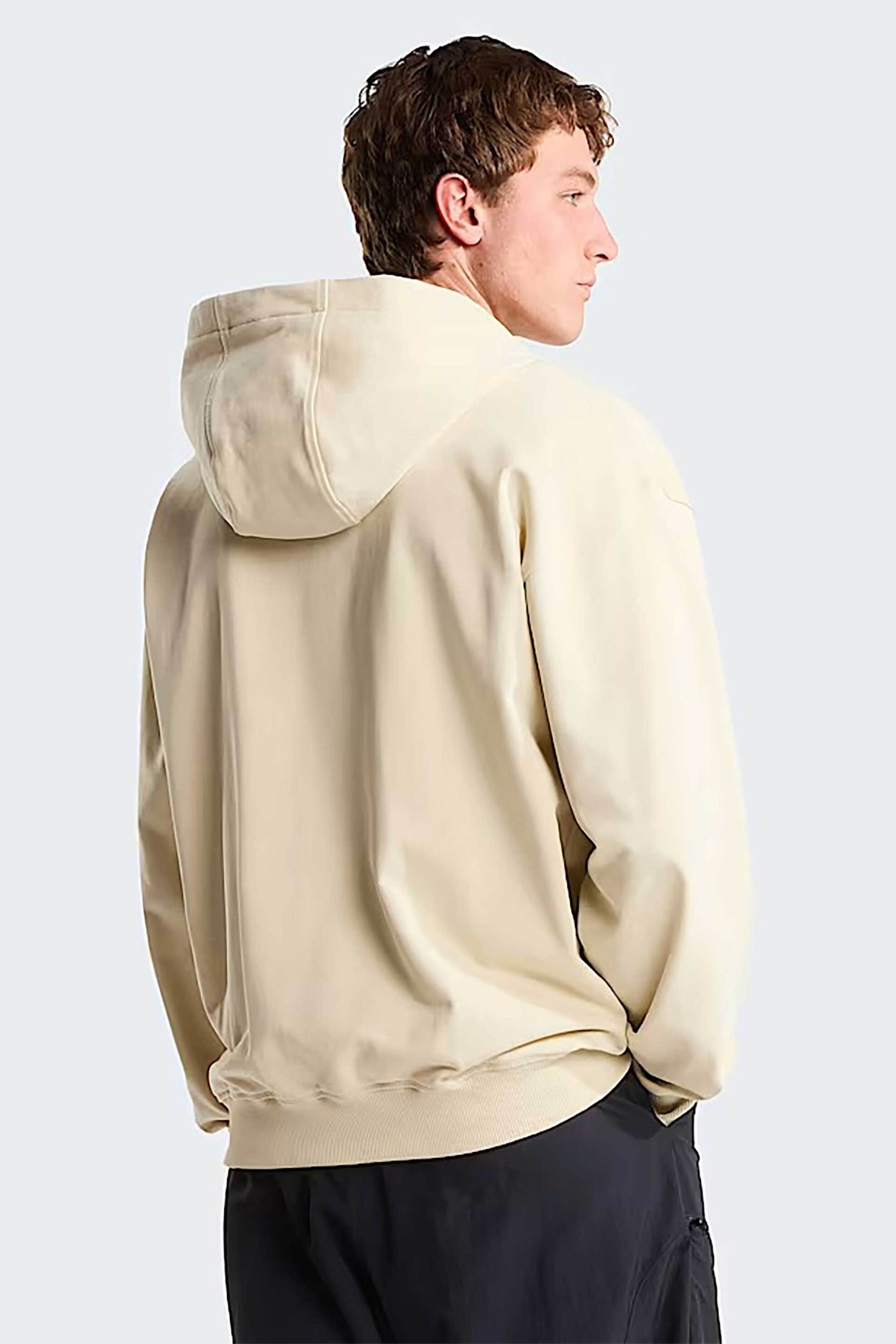 The North Face Unisex Ζακέτα Φούτερ με Κουκούλα Oversized Fit Essential - Nf0A8Gqgdom1 Μπεζ
