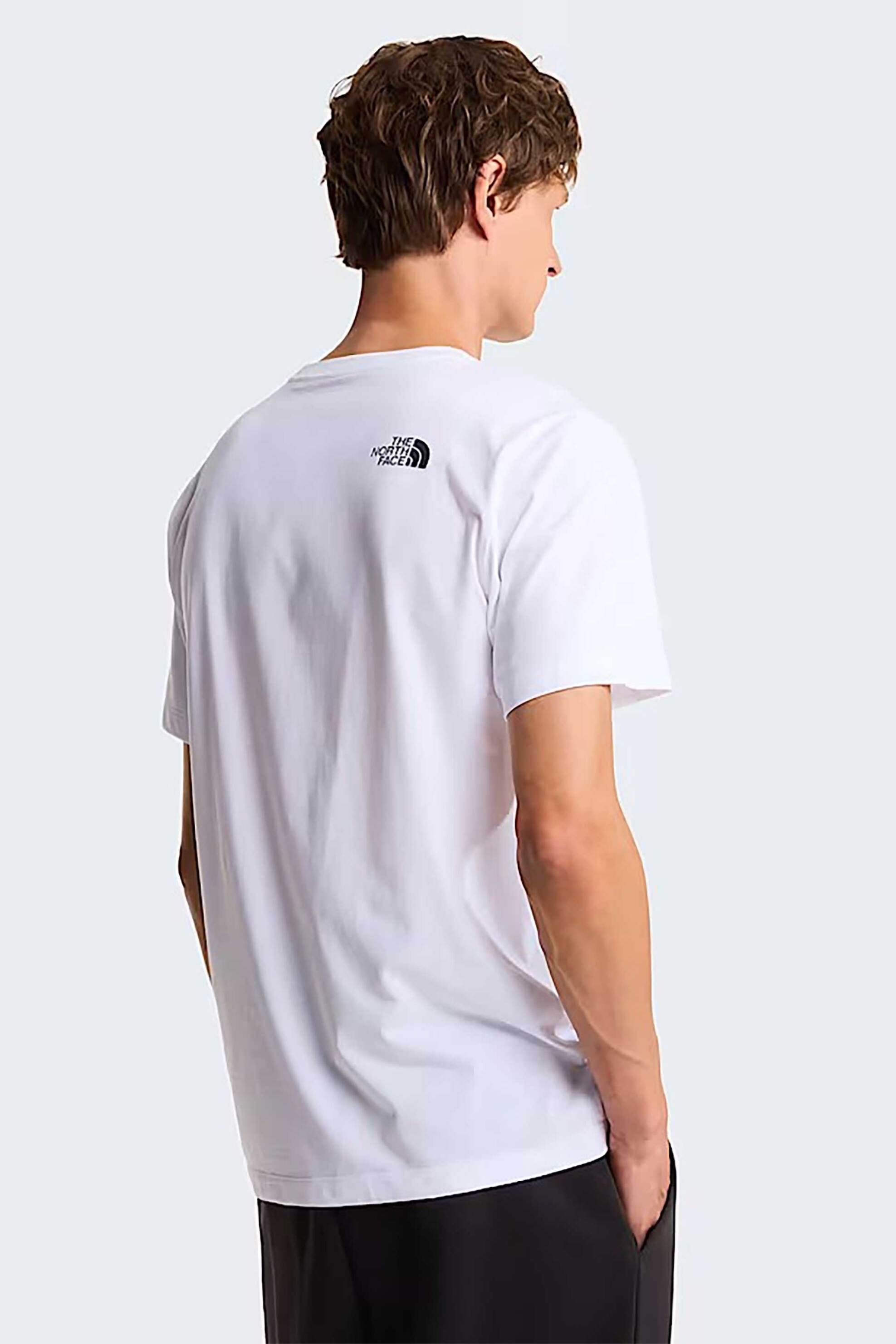 The North Face Ανδρικό T-Shirt Regular Fit Evolution Box Half Dome - Nf0A8G9Cfn41 Λευκό