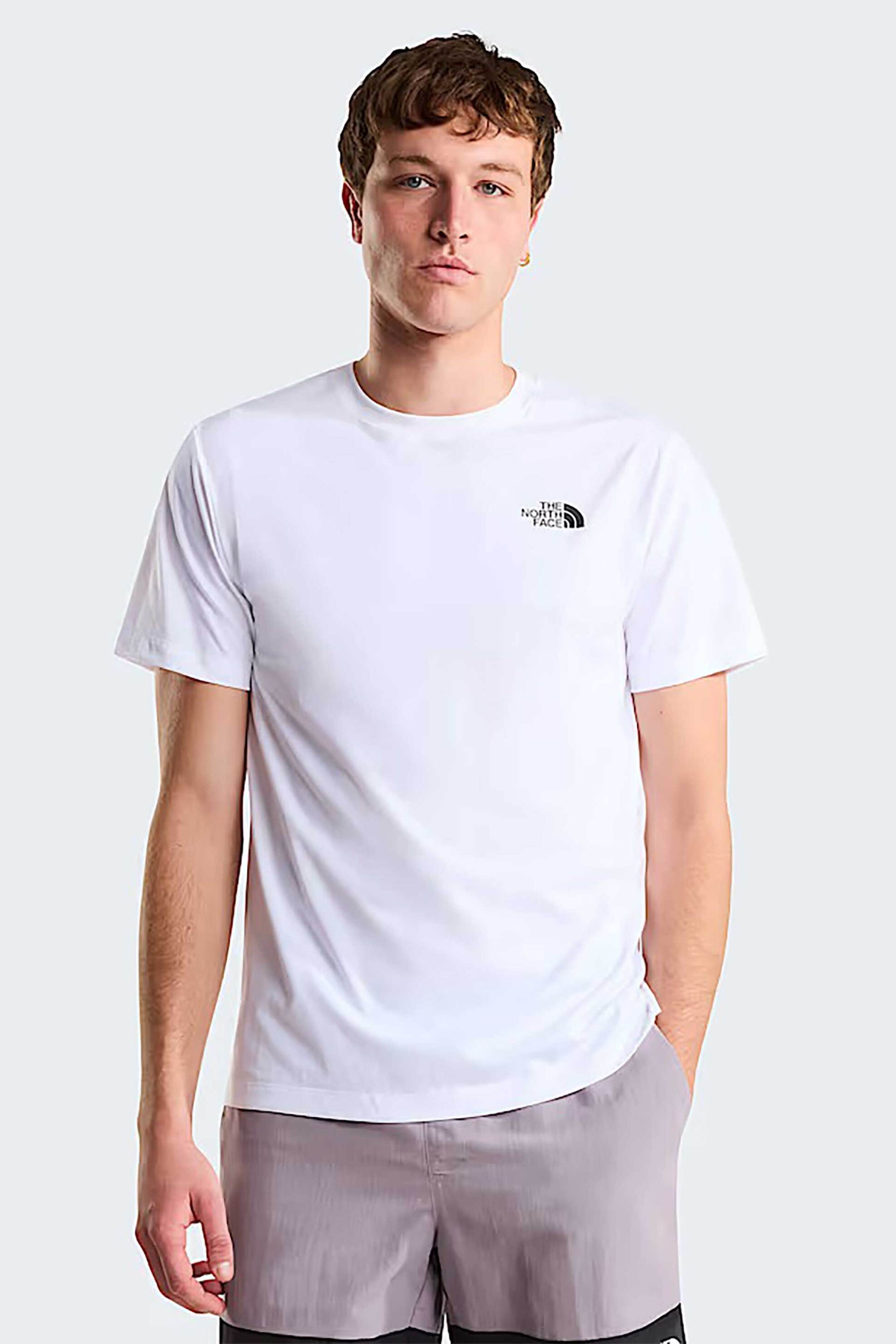 The North Face ανδρικό T-shirt Regular Fit "Monte Graphic" - NF0A8GA7FN41 Λευκό