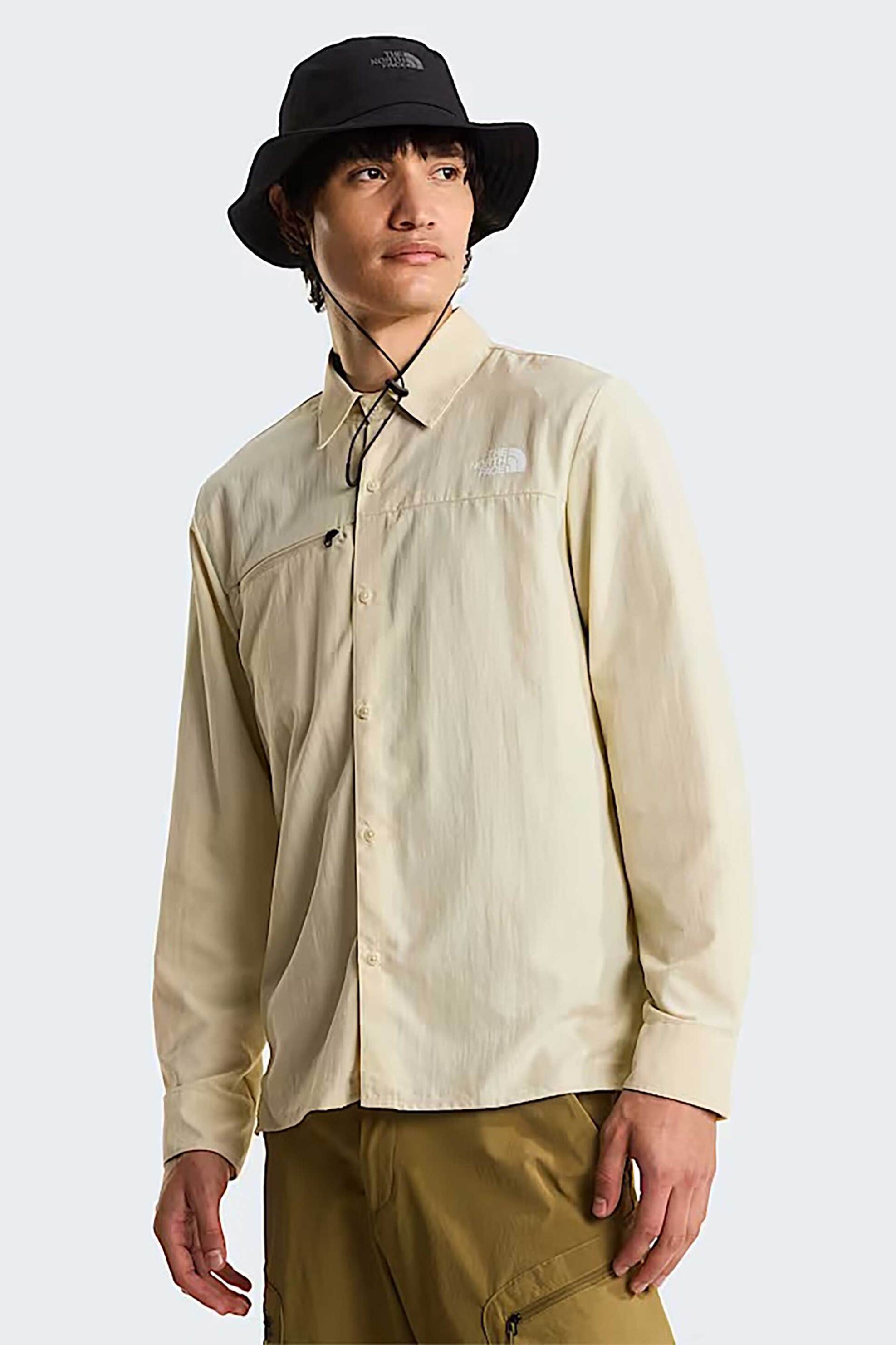 The North Face ανδρικό πουκάμισο Standard Fit "Packable" - NF0A8FTRDOM1 Μπεζ