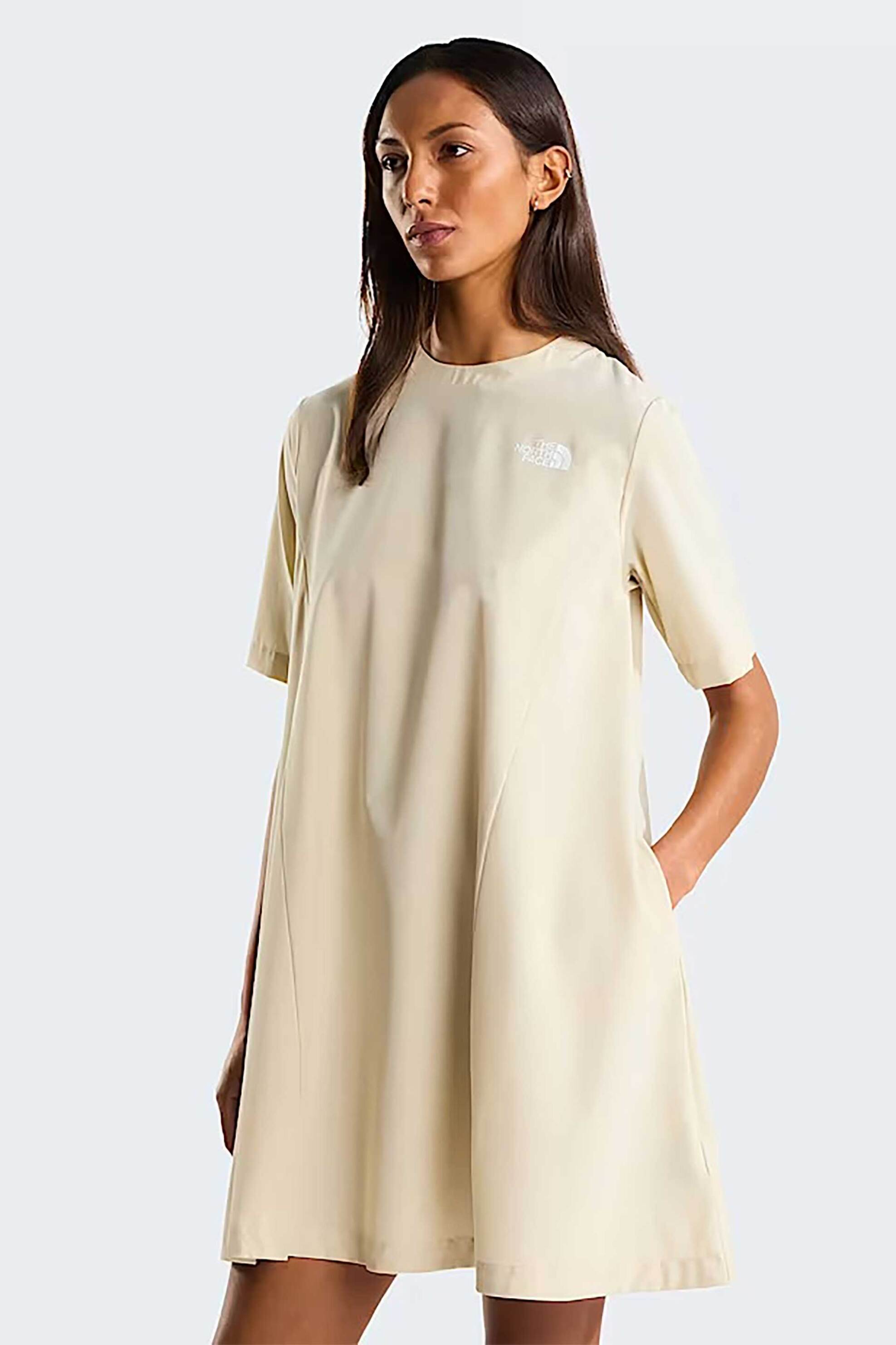 The North Face γυναικείο mini φόρεμα Standard Fit "Packable" - NF0A8G0FDOM1 Μπεζ