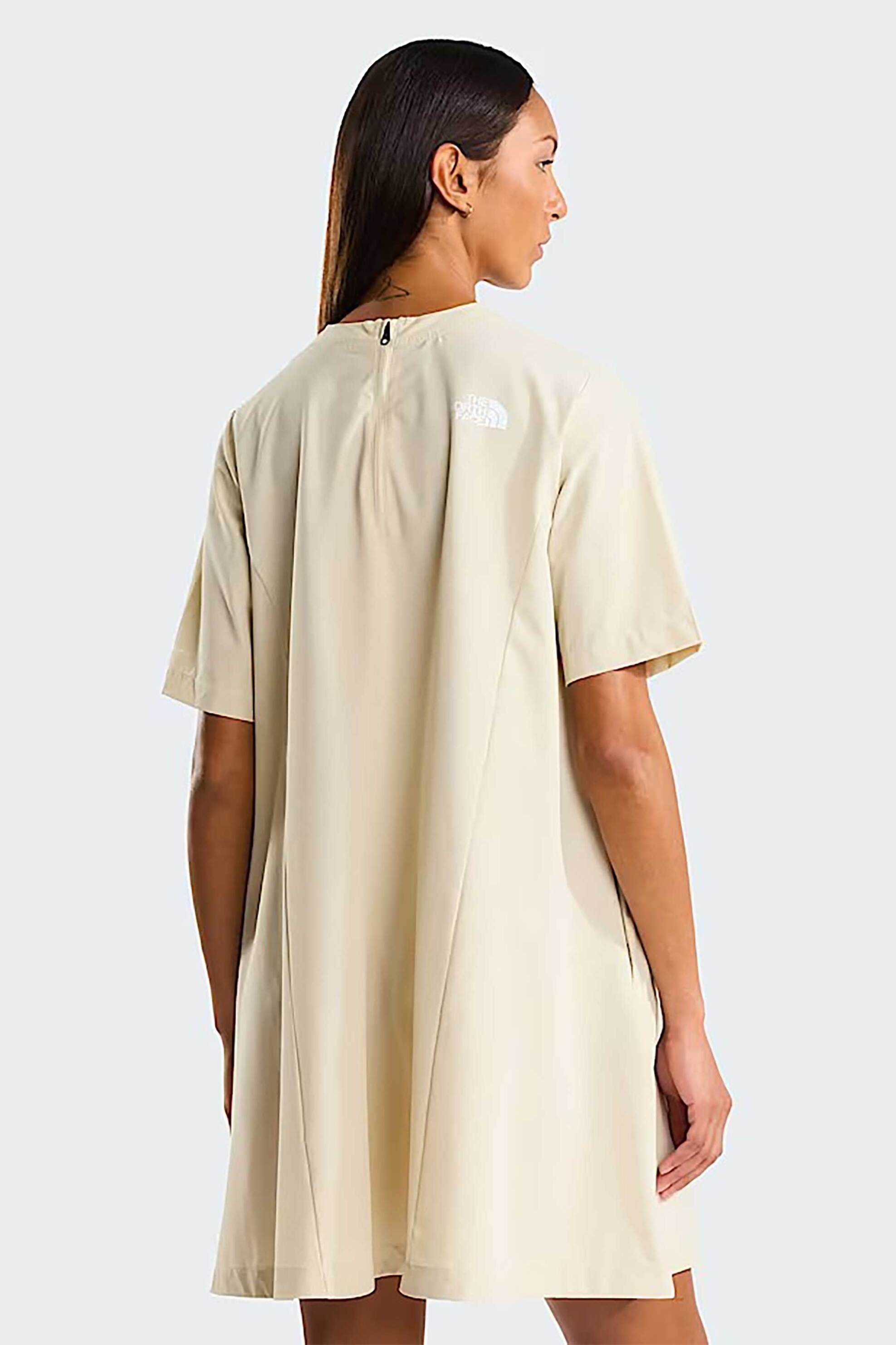 The North Face Γυναικείο Mini Φόρεμα Standard Fit Packable - Nf0A8G0Fdom1 Μπεζ