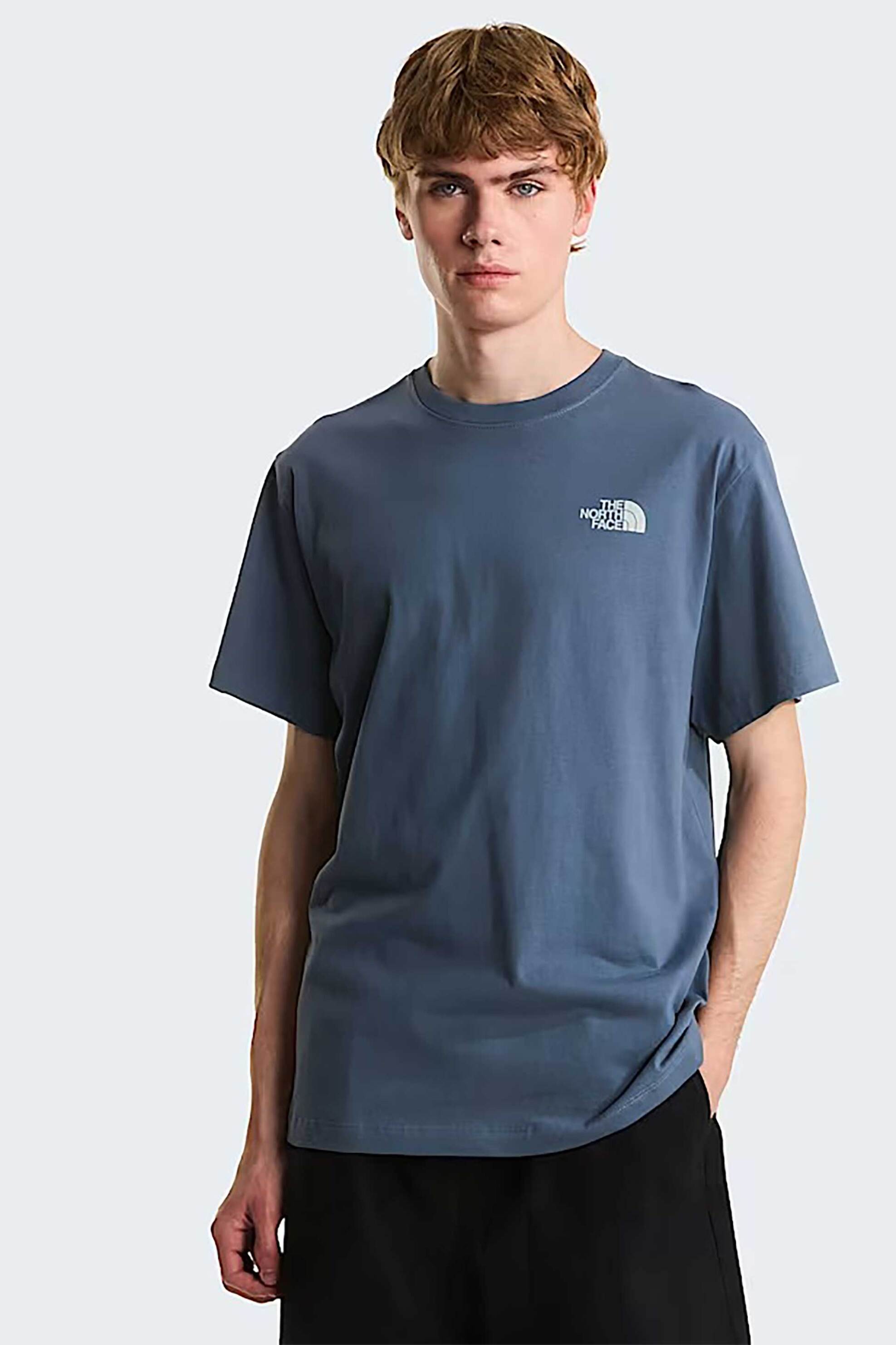 The North Face ανδρικό T-shirt Relaxed Fit "Retro Earth Graphic" - NF0A8G9P0U31 Μπλε