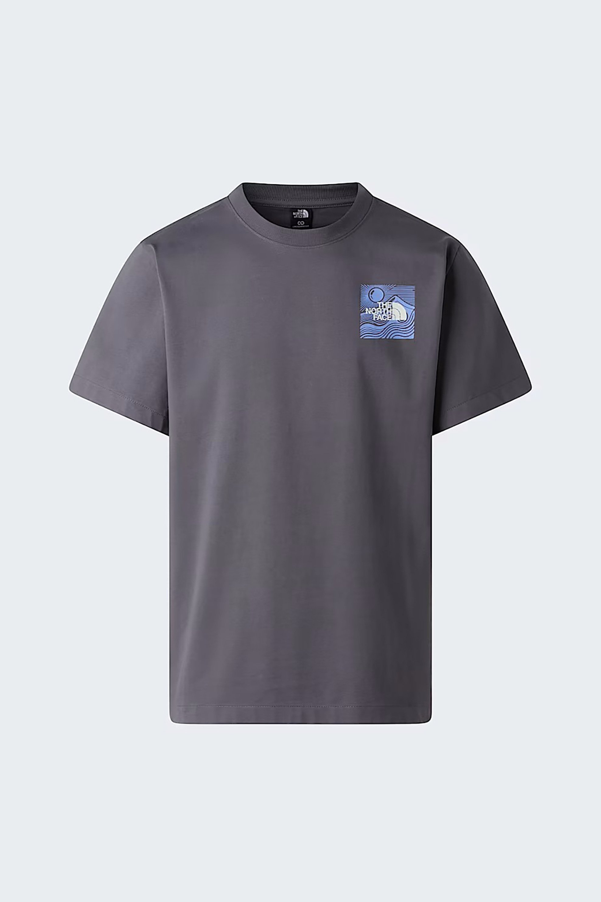The North Face unisex T-shirt Relaxed Fit "Mountain Escape Graphic" - NF0A8GB1RHI1 Ανθρακί