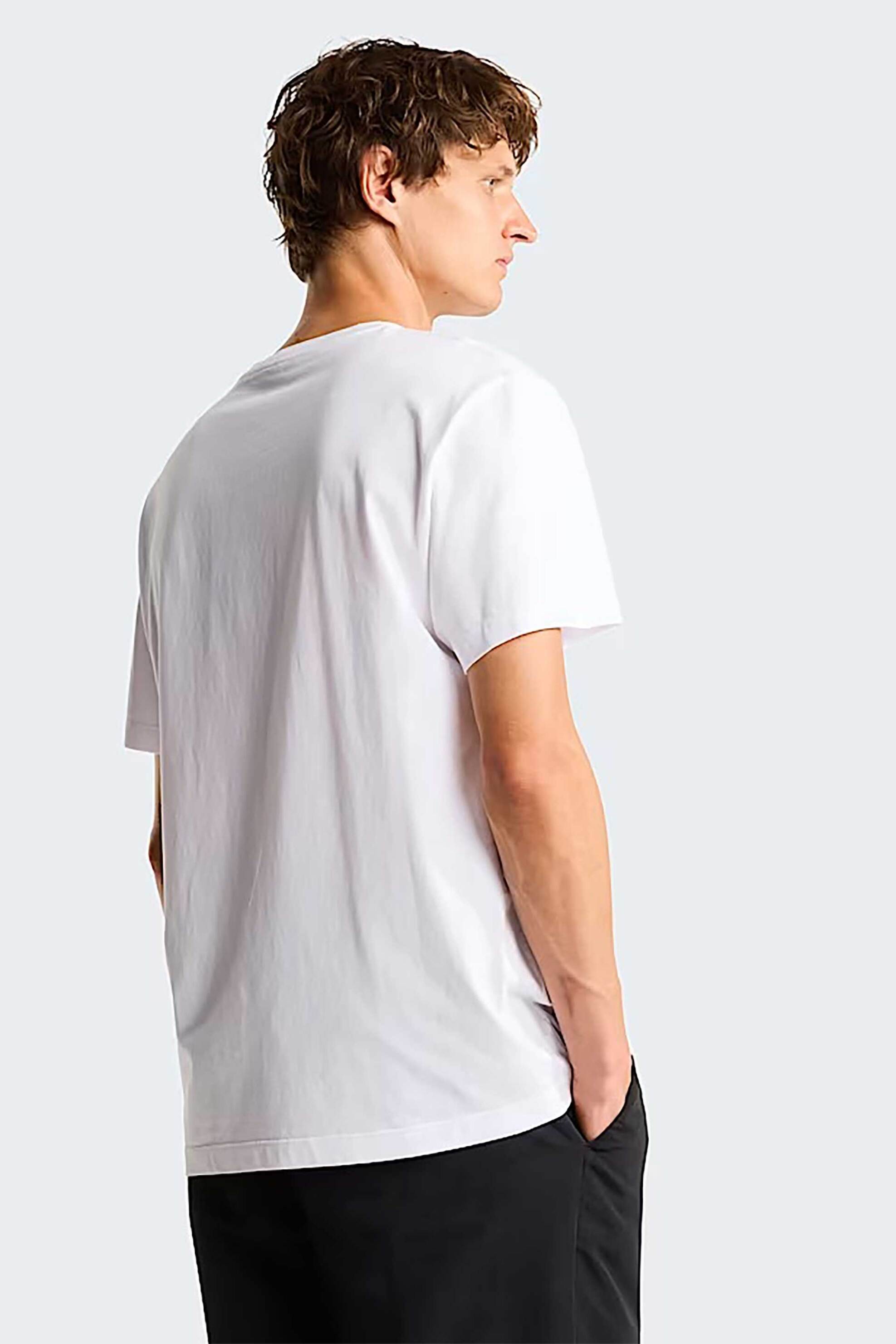 The North Face Ανδρικό T-Shirt Relaxed Fit Essential Centre Logo - Nf0A8Gqefn41 Λευκό