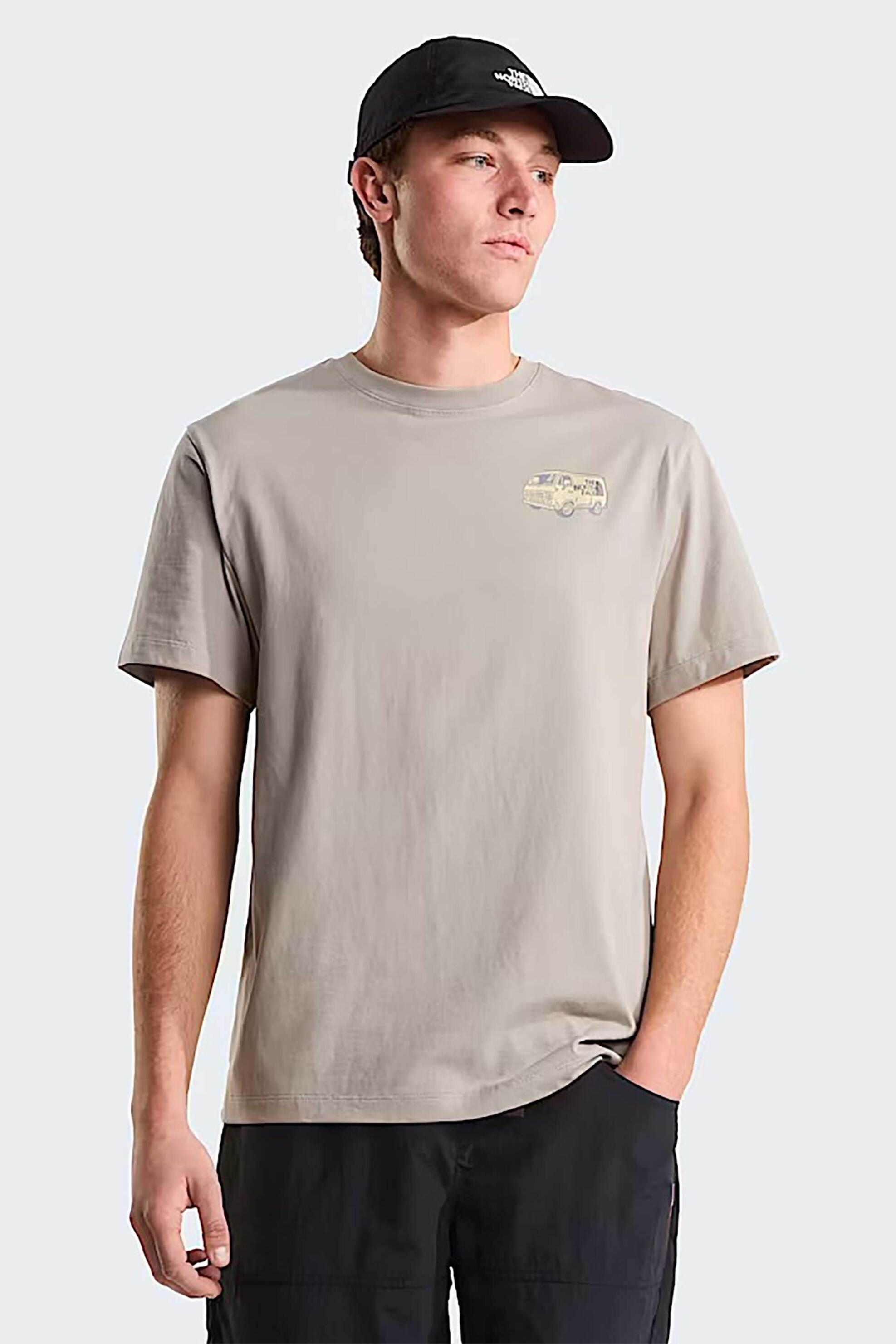 The North Face ανδρικό T-shirt Relaxed Fit "Van Life Graphic" - NF0A8GQN2MB1 Μπεζ