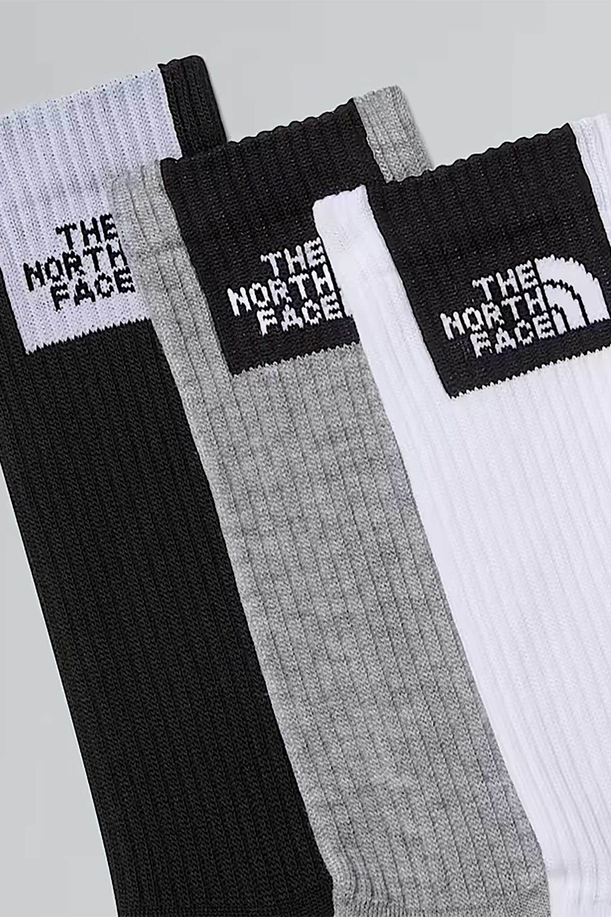 The North Face Σετ Unisex Μακριές Κάλτσες Multi Sport Fine Box Cushioned Crew (3 Ζευγάρια) - Nf0A8Egjfvo1 Λευκό