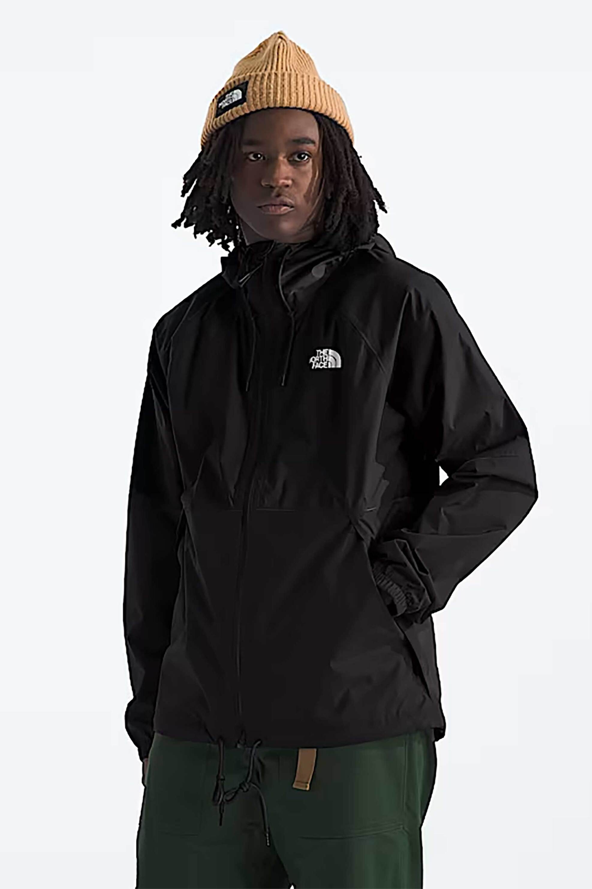 The North Face ανδρικό αδιάβροχο jacket με κουκούλα Regular Fit "Antora" - NF0A7QF34H01 Μαύρο