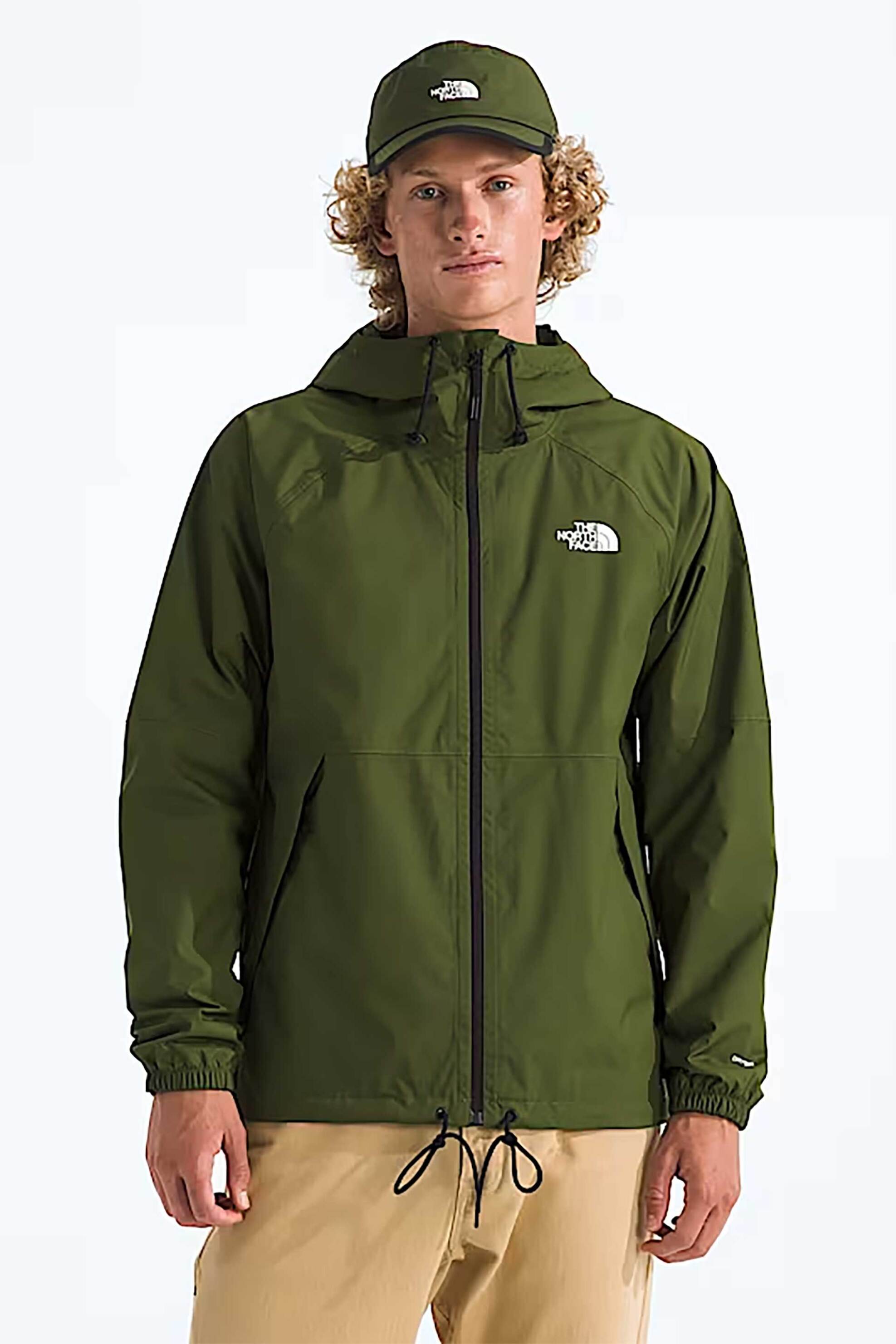 The North Face ανδρικό αδιάβροχο jacket με κουκούλα Regular Fit "Antora" - NF0A7QF3BRI1 Λαδί