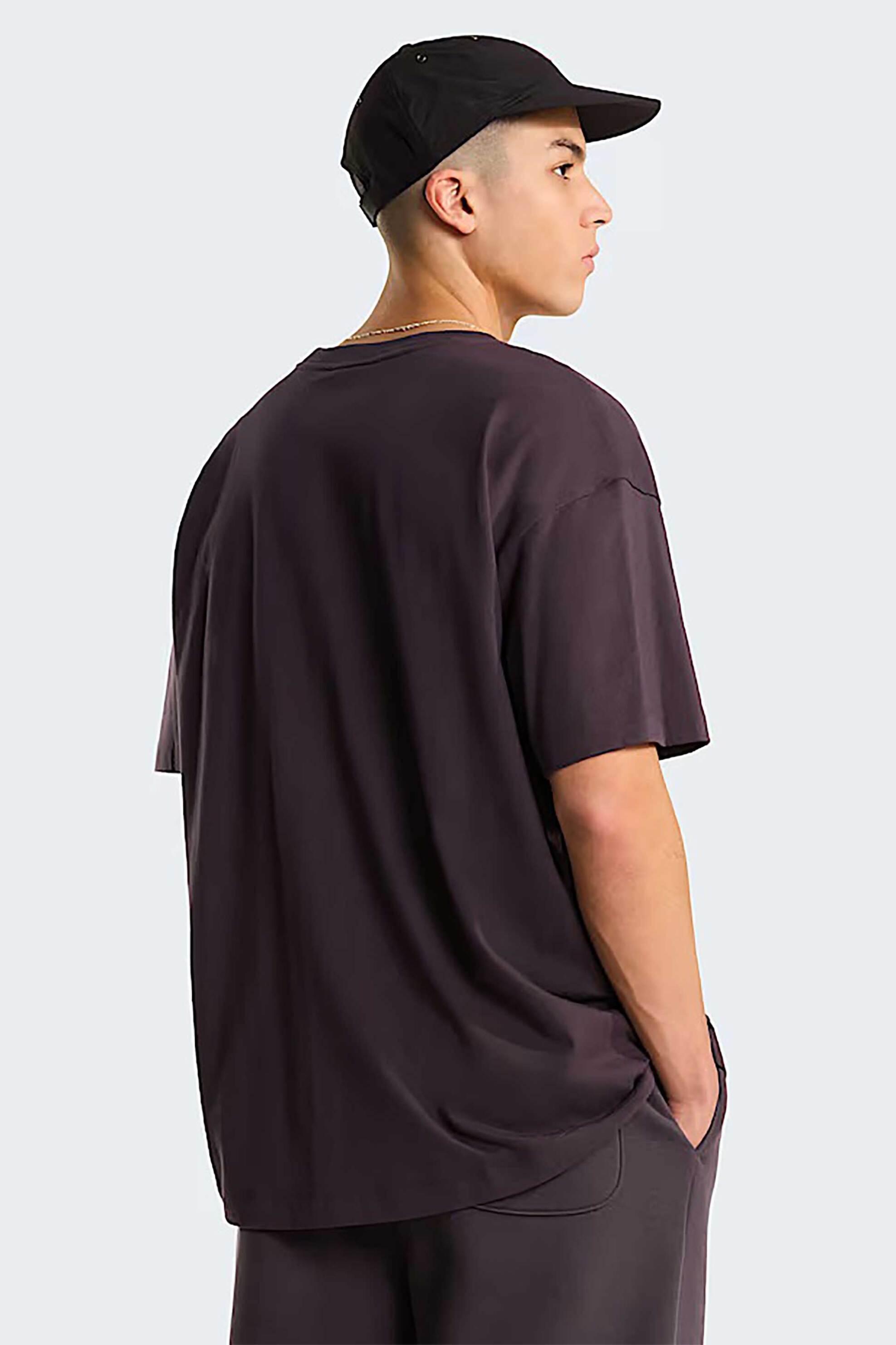 The North Face Ανδρικό T-Shirt Oversized Fit Red Box - Nf0A8Eg50Sa1 Μαύρο