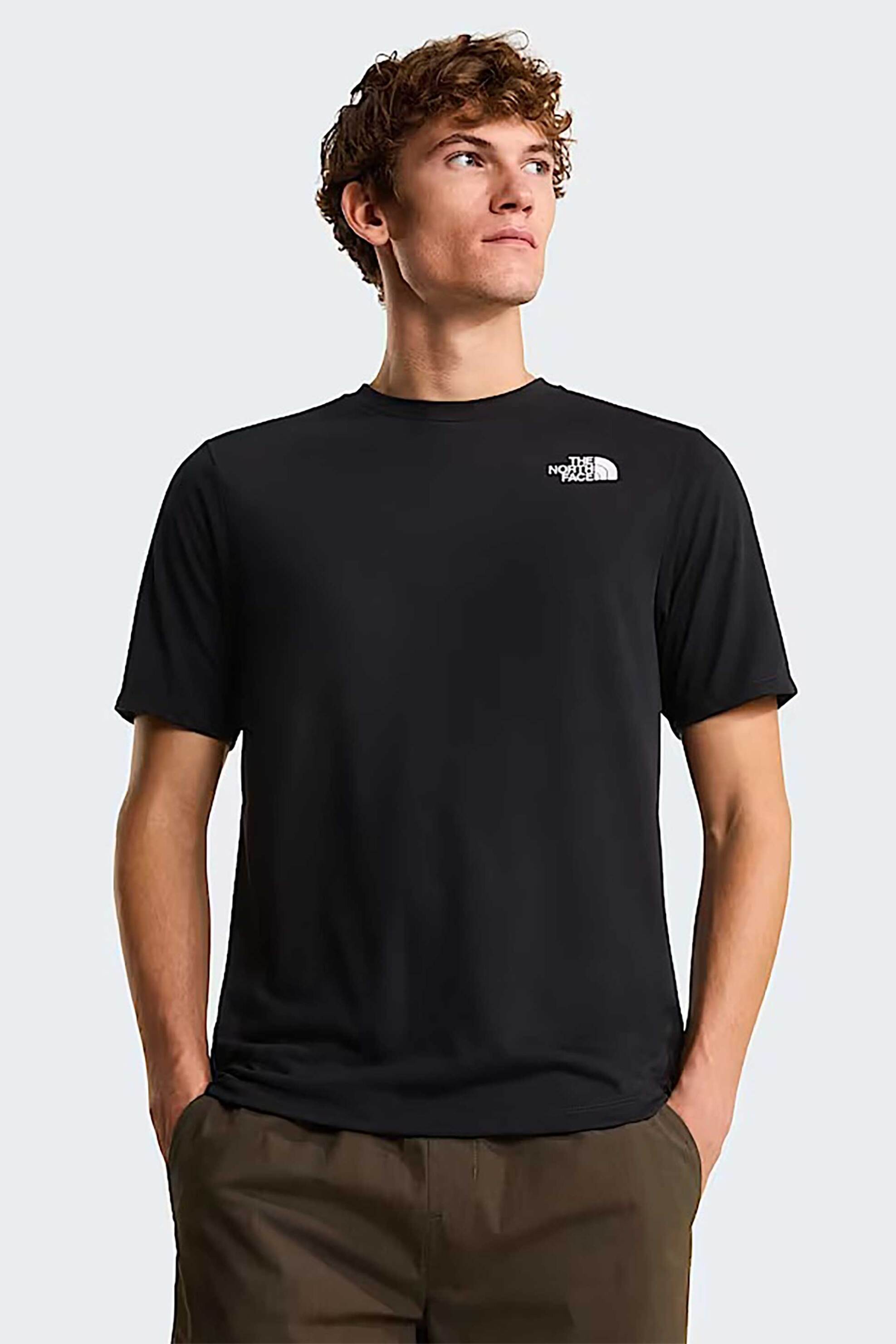 The North Face ανδρικό T-shirt Standard Fit "Bitmap Logo Graphic" - NF0A8FTVJK31 Μαύρο