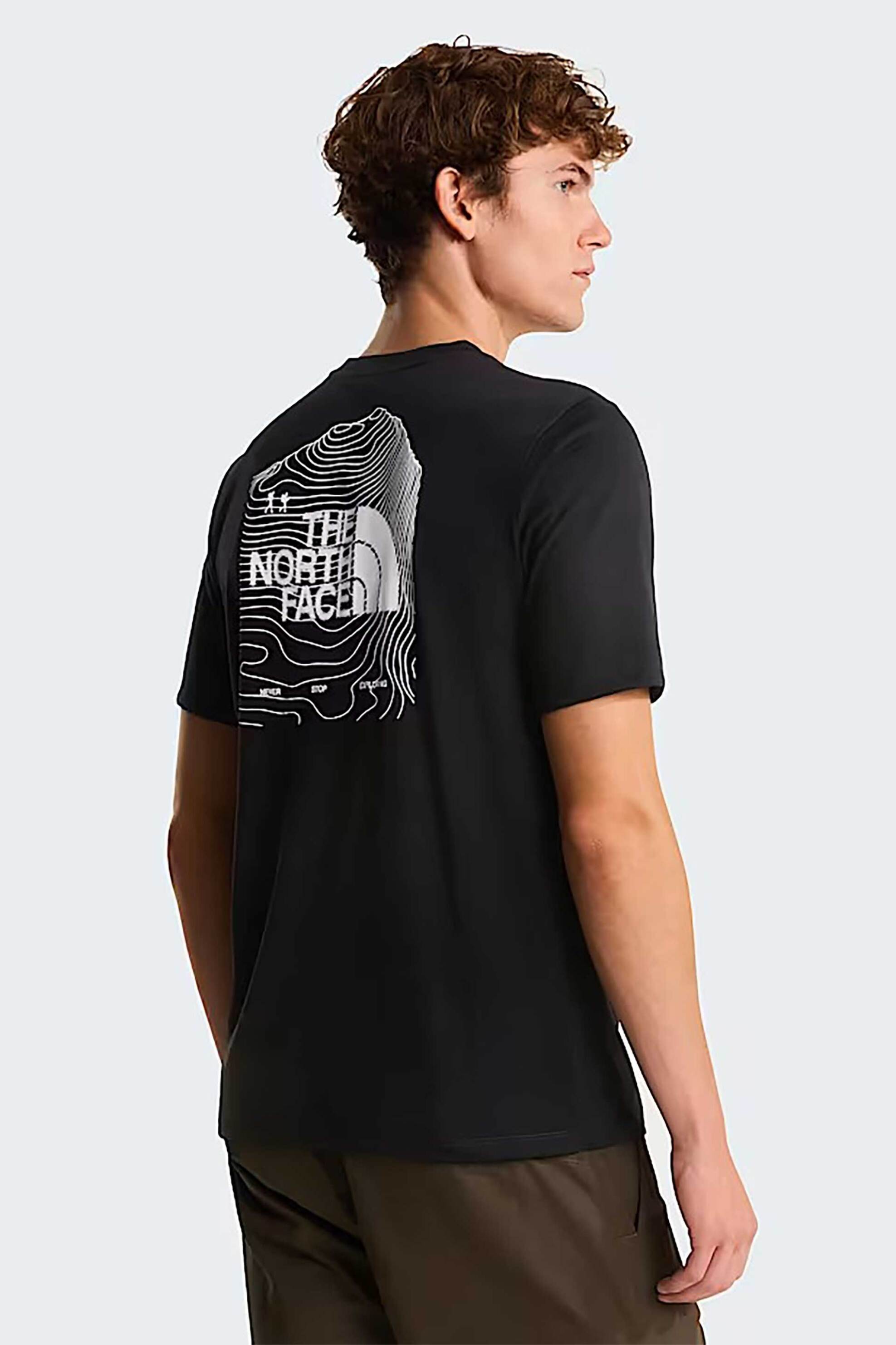 The North Face Ανδρικό T-Shirt Standard Fit Bitmap Logo Graphic - Nf0A8Ftvjk31 Μαύρο