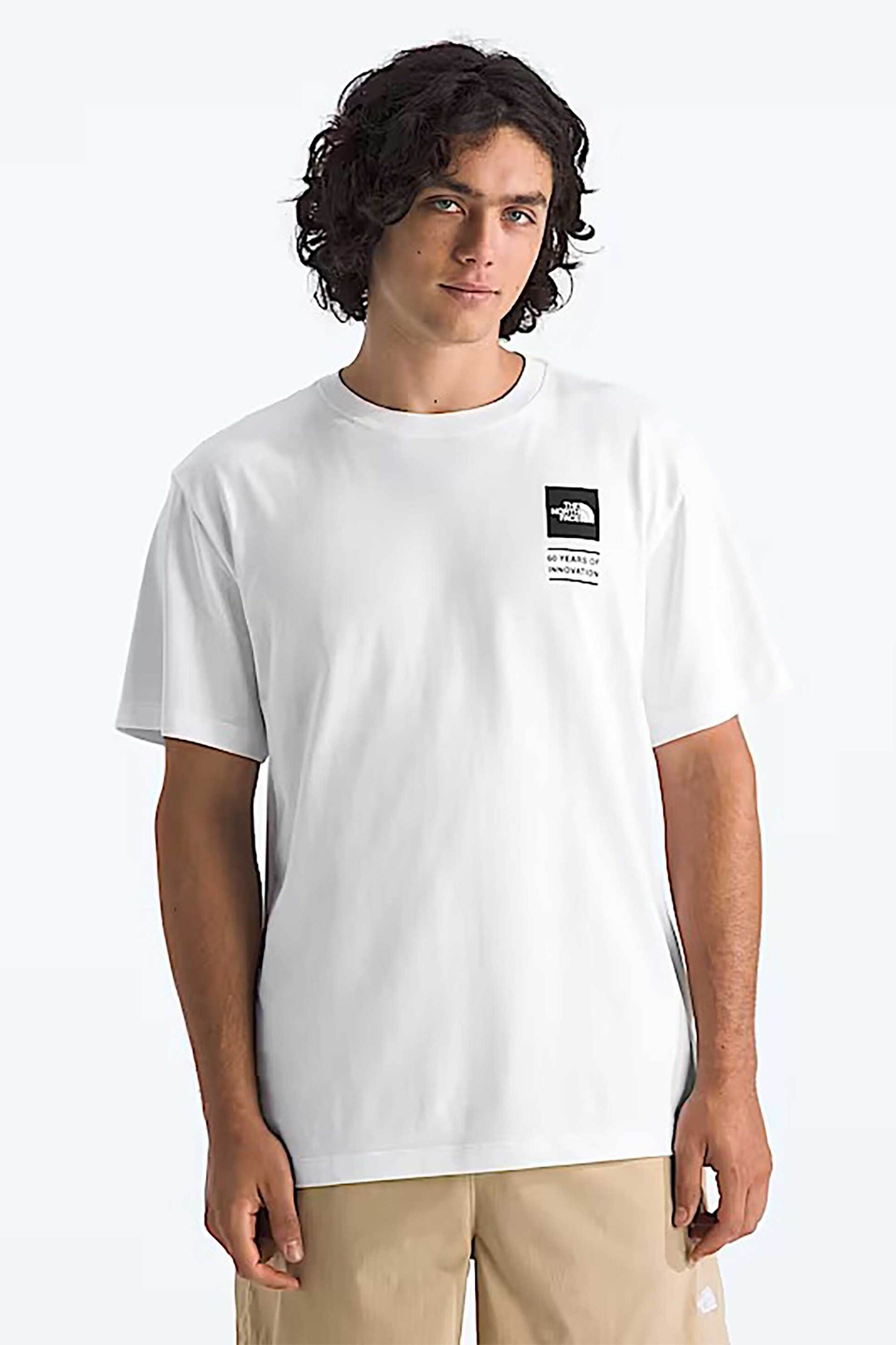 The North Face ανδρικό T-shirt Regular Fit "Icon Celebration Graphic" - NF0A8GASFN41 Λευκό