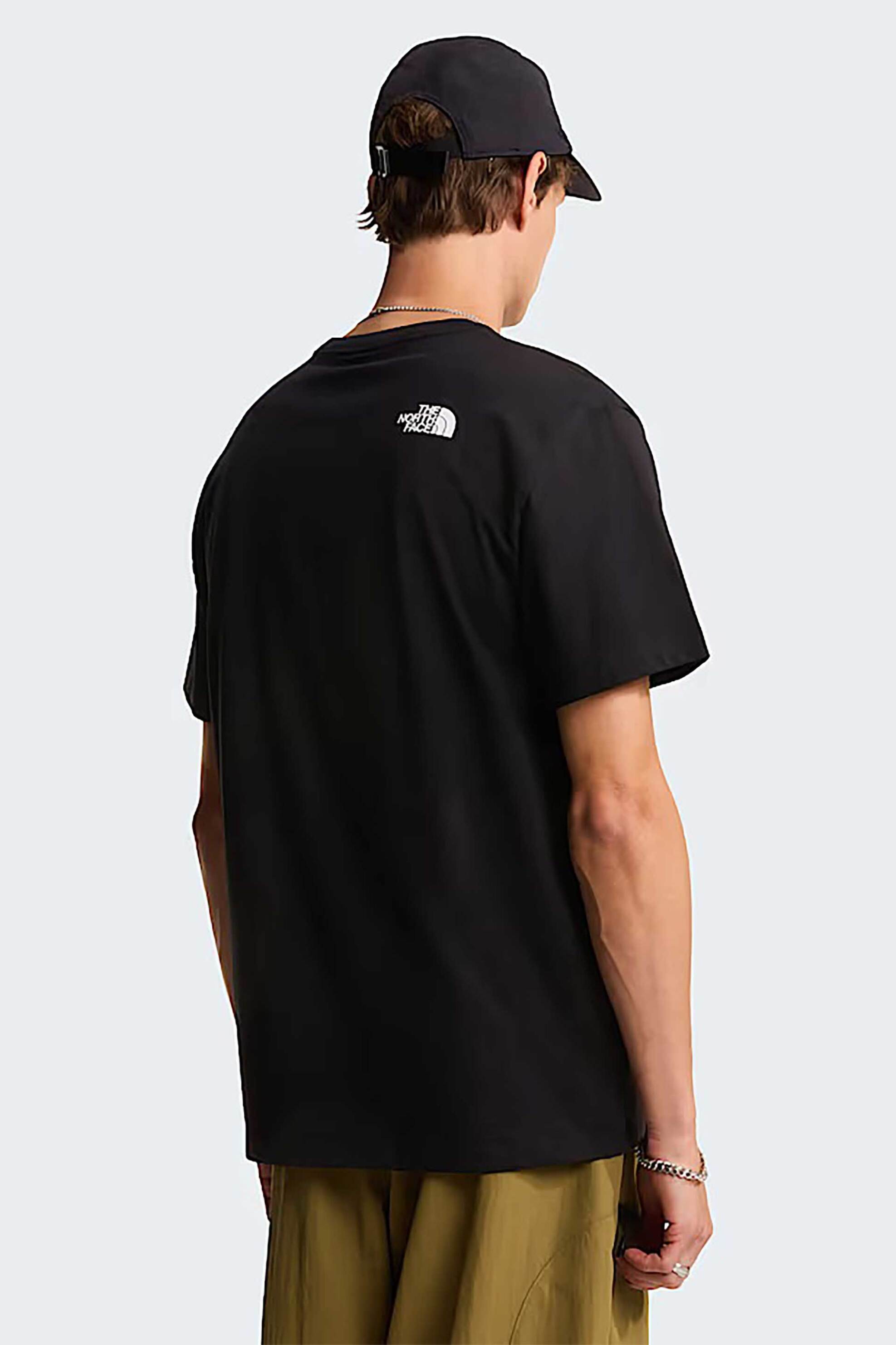 The North Face Ανδρικό T-Shirt Relaxed Fit Mountain Logo Graphic - Nf0A8Guujk31 Μαύρο