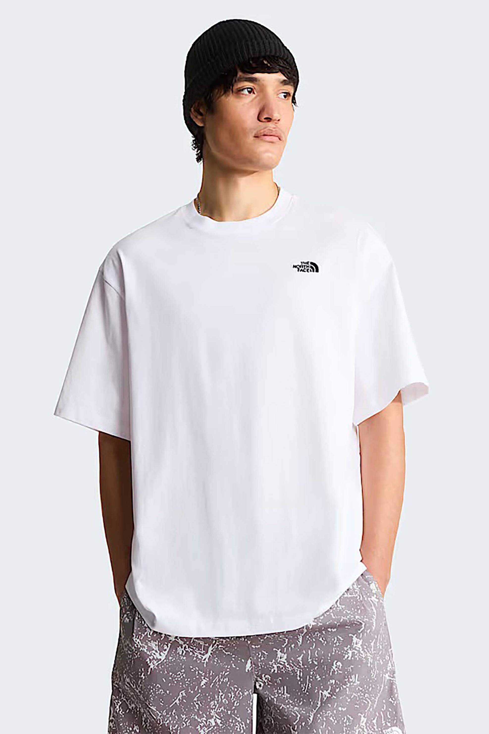 The North Face ανδρικό T-shirt Oversized Fit "Essential Simple Dome" - NF0A8EVWFN41 Λευκό