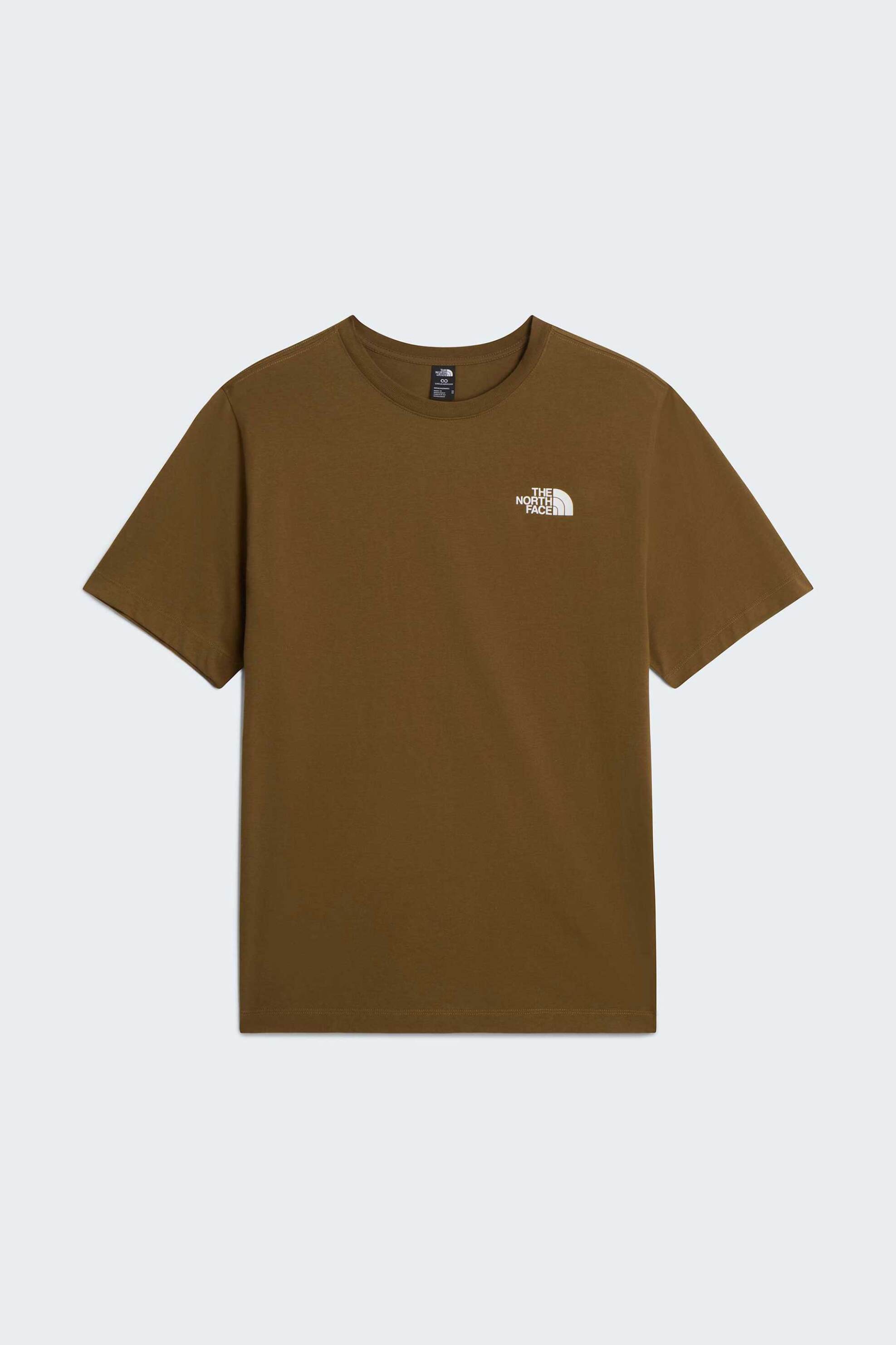 The North Face Ανδρικό T-Shirt Regular Fit Faces Graphic - Nf0A8Guw2Ek1 Καφέ Tawny