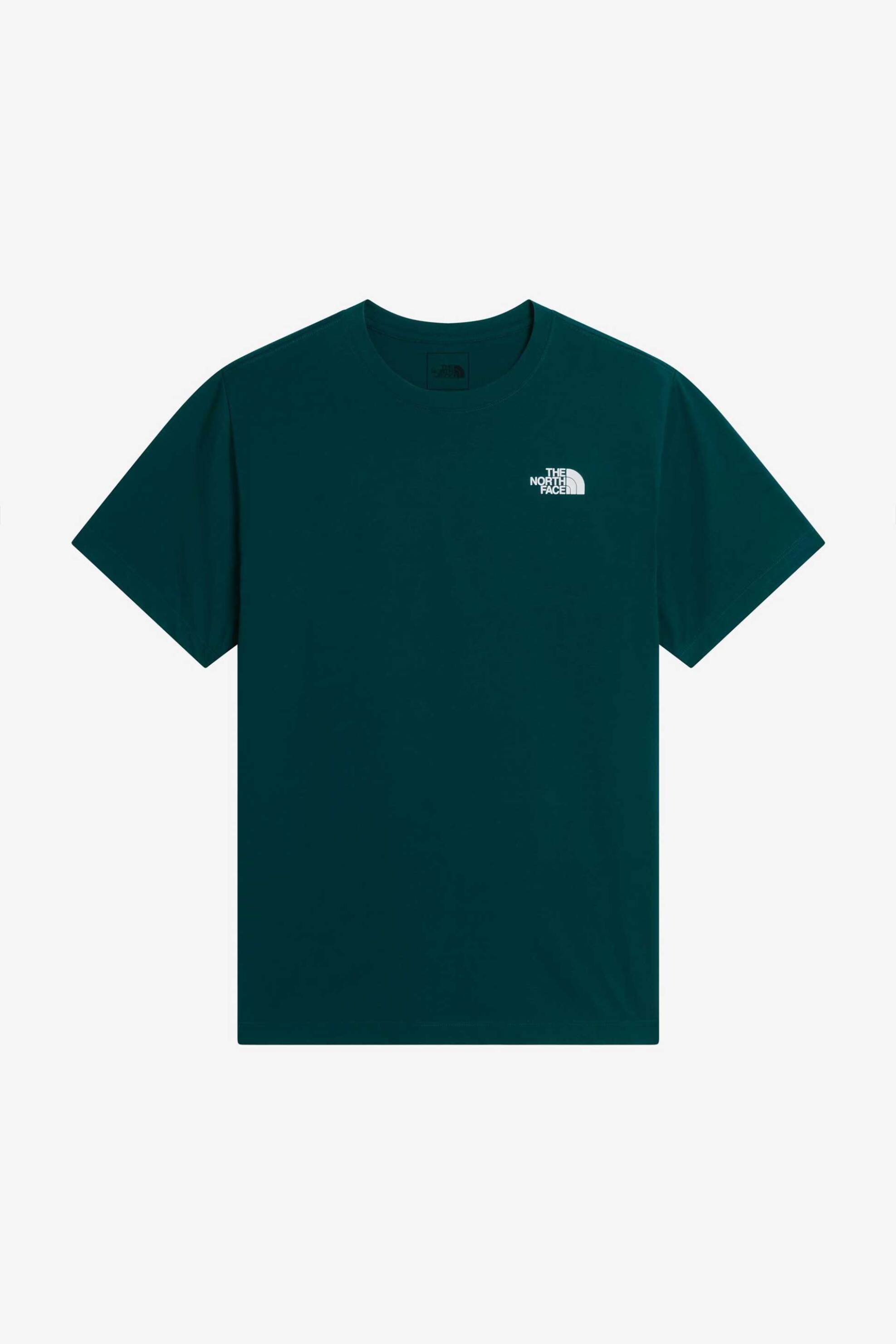 The North Face Ανδρικό T-Shirt Regular Fit Mountain Sketch - Nf0A8Guzn4J1 Πετρόλ
