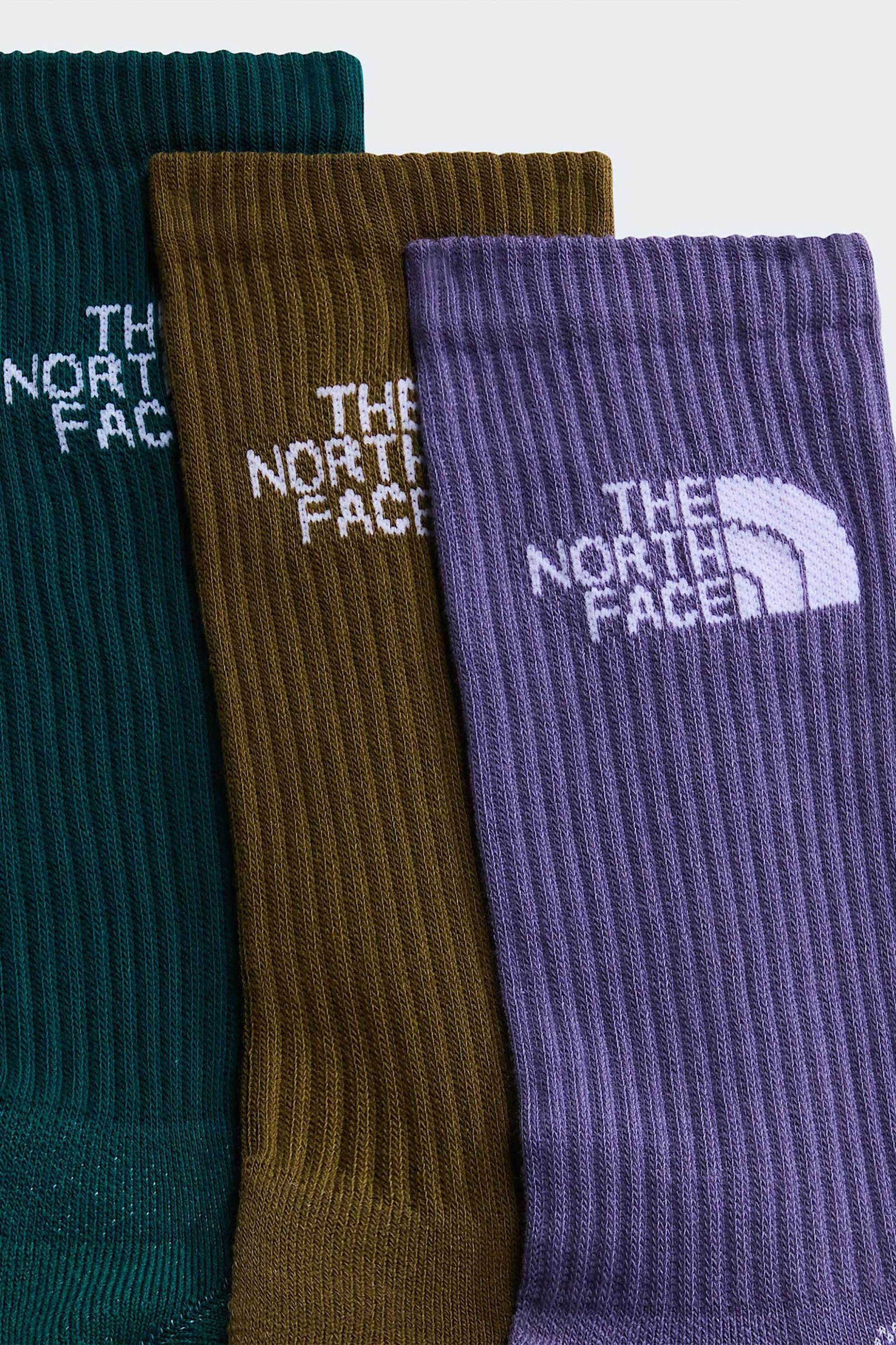The North Face Σετ Unisex Μακριές Κάλτσες με Λογότυπο Multi Sport (3 Ζευγάρια) - Nf0A882H0Jx1 Πολύχρωμο