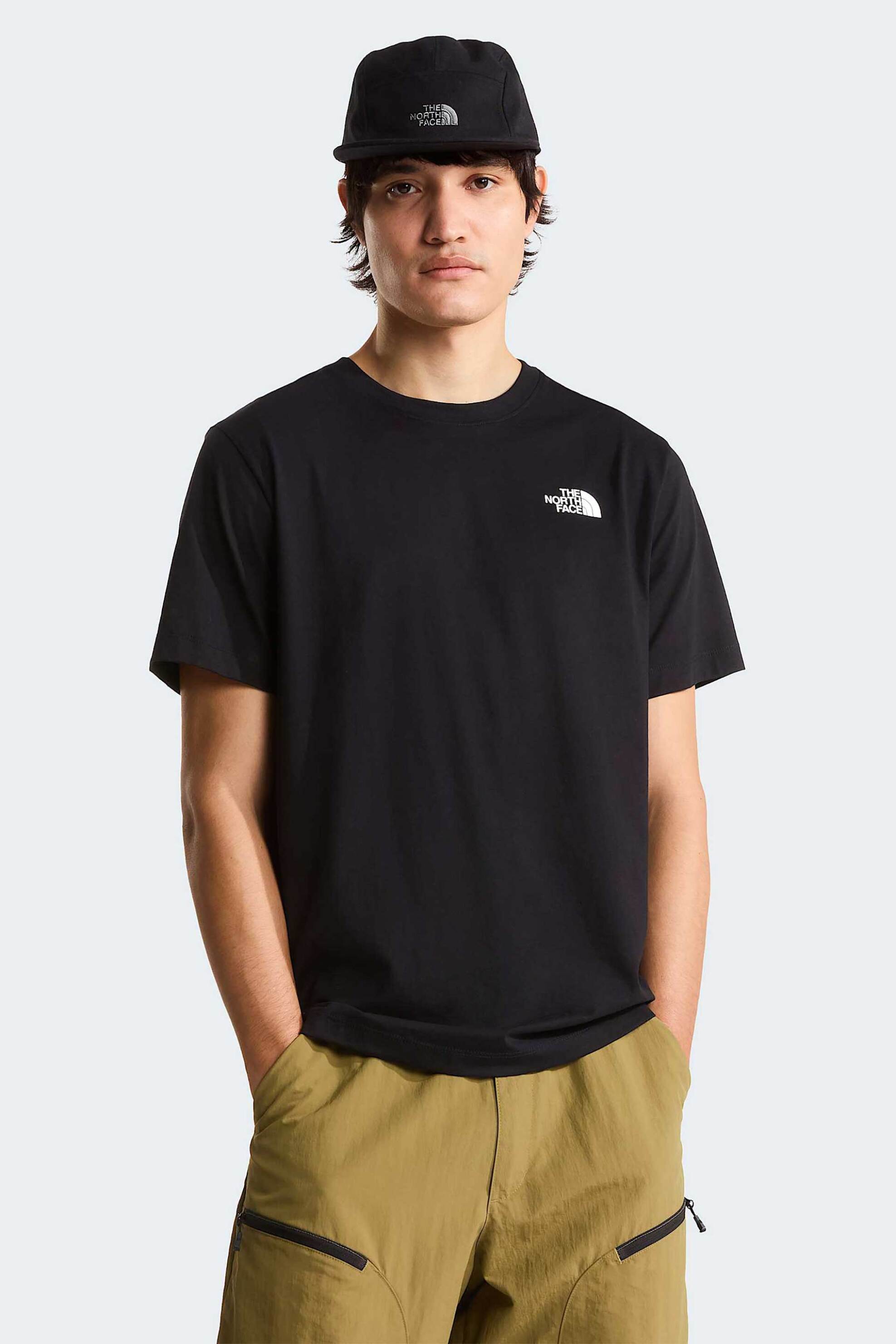 The North Face ανδρικό T-shirt Regular Fit "Evolution NSE Box" - NF0A8B6KKY41 Μαύρο