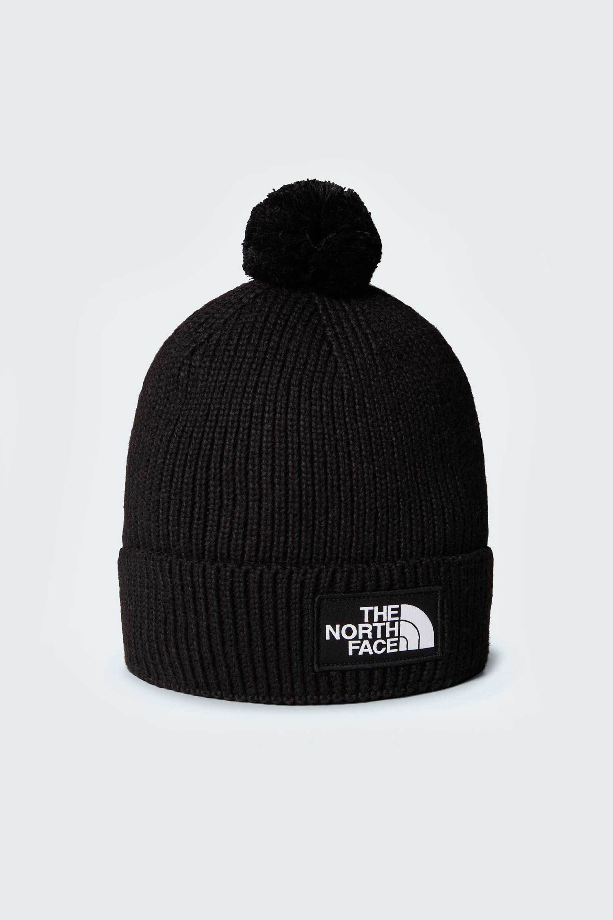 The North Face unisex πλεκτός σκούφος με λογότυπο "Logo Box Pom" - NF0A8CHFJK31 Μαύρο