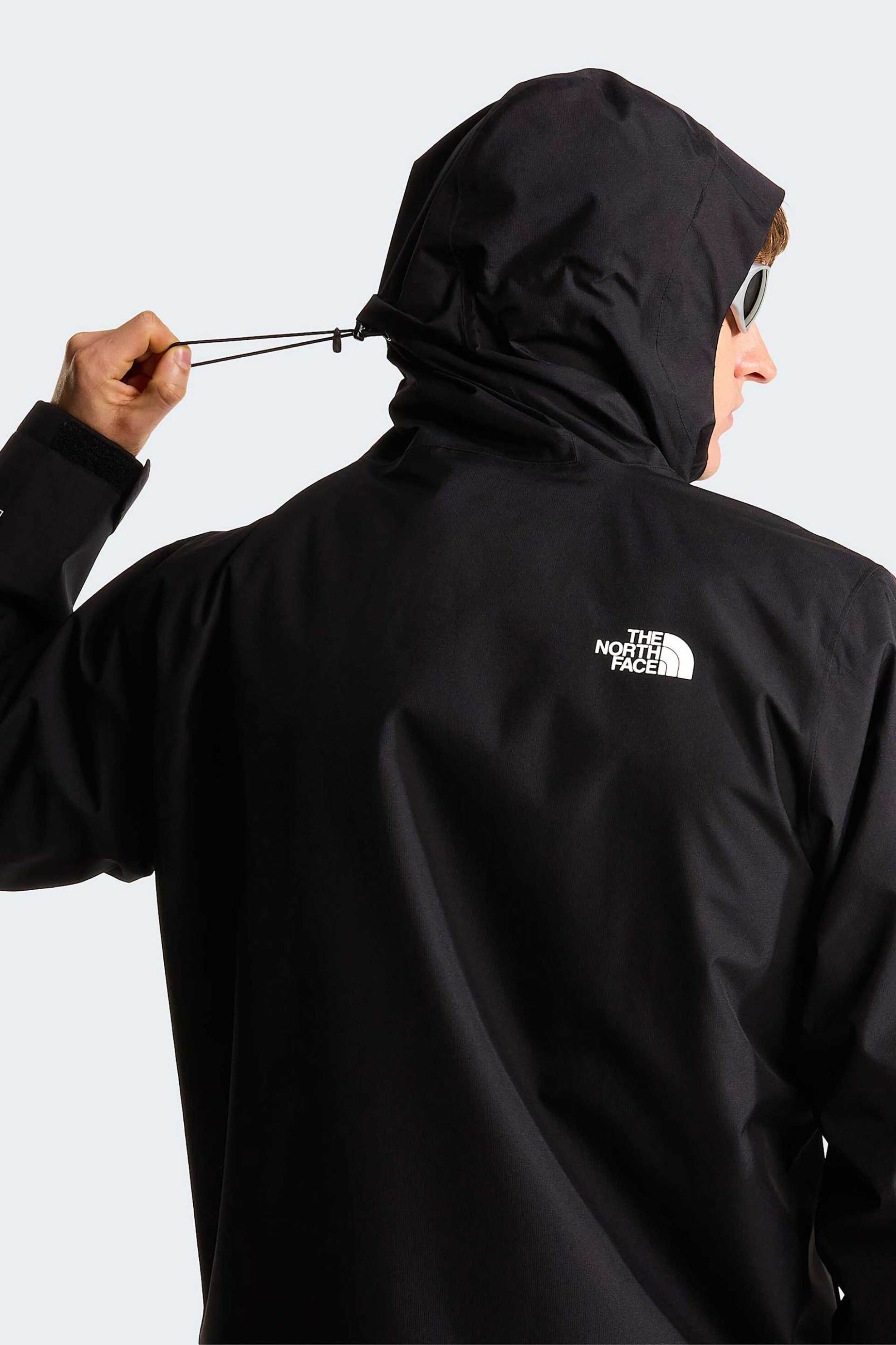 The North Face Ανδρικό Αδιάβροχο Μπουφάν με Κουκούλα Standard Fit Quest Dryvent Triclimate 3-In-1 - Nf0A8G0Sjk31 Μαύρο