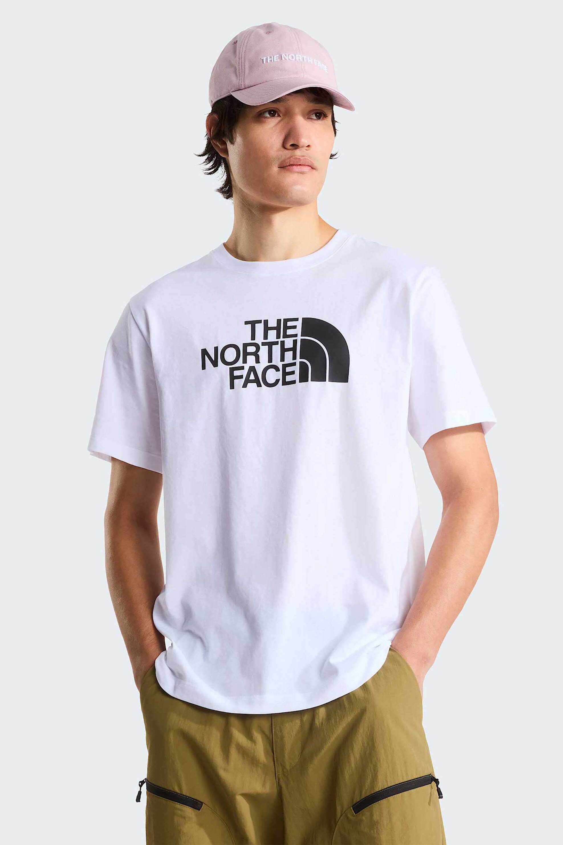 The North Face ανδρικό T-shirt Regular Fit "Evolution Half Dome" - NF0A8B6JLA91 Λευκό