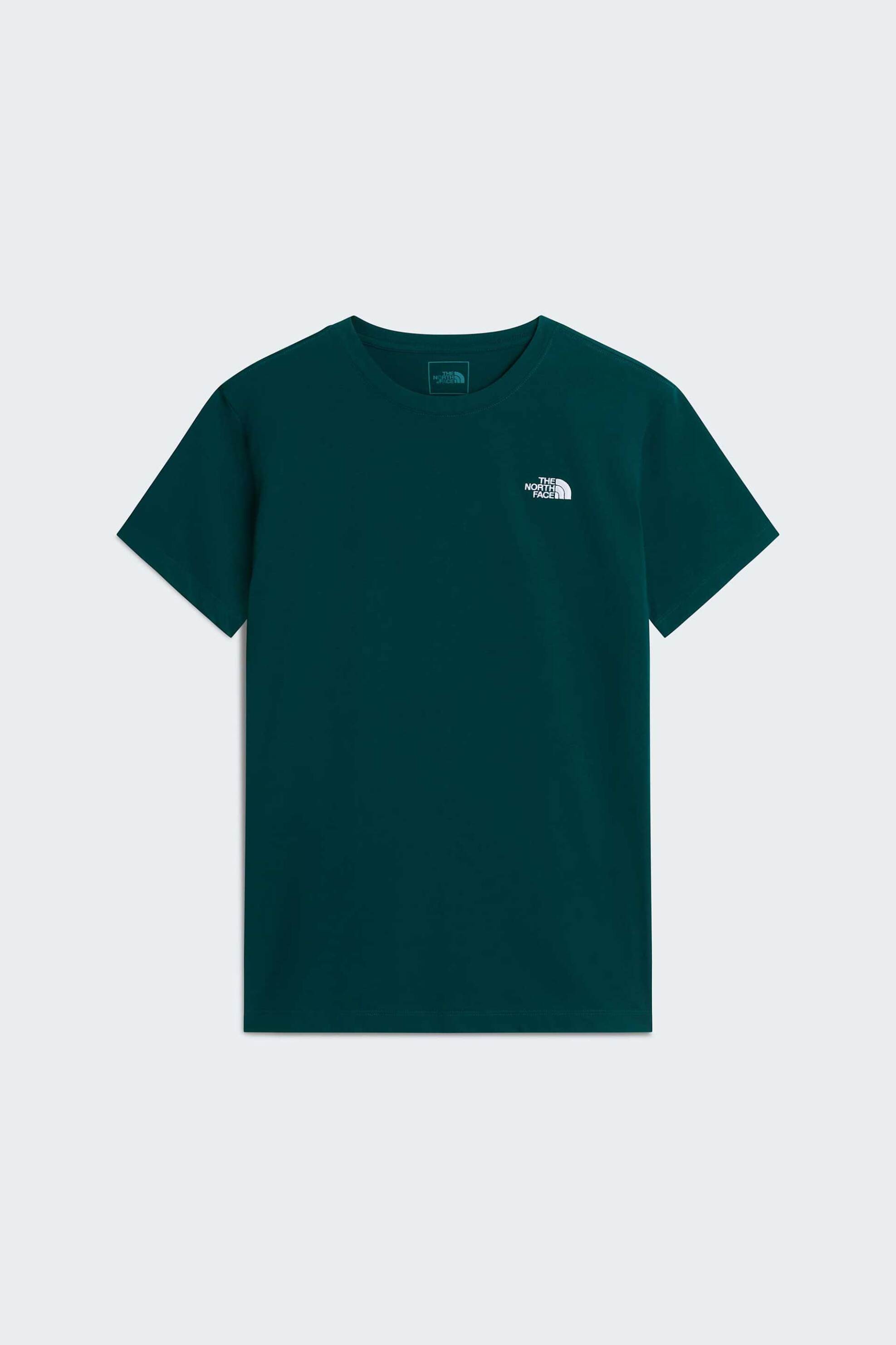 The North Face Ανδρικό T-Shirt Regular Fit Evolution Simple Dome - Nf0A8Cz2N4J1 Πετρόλ