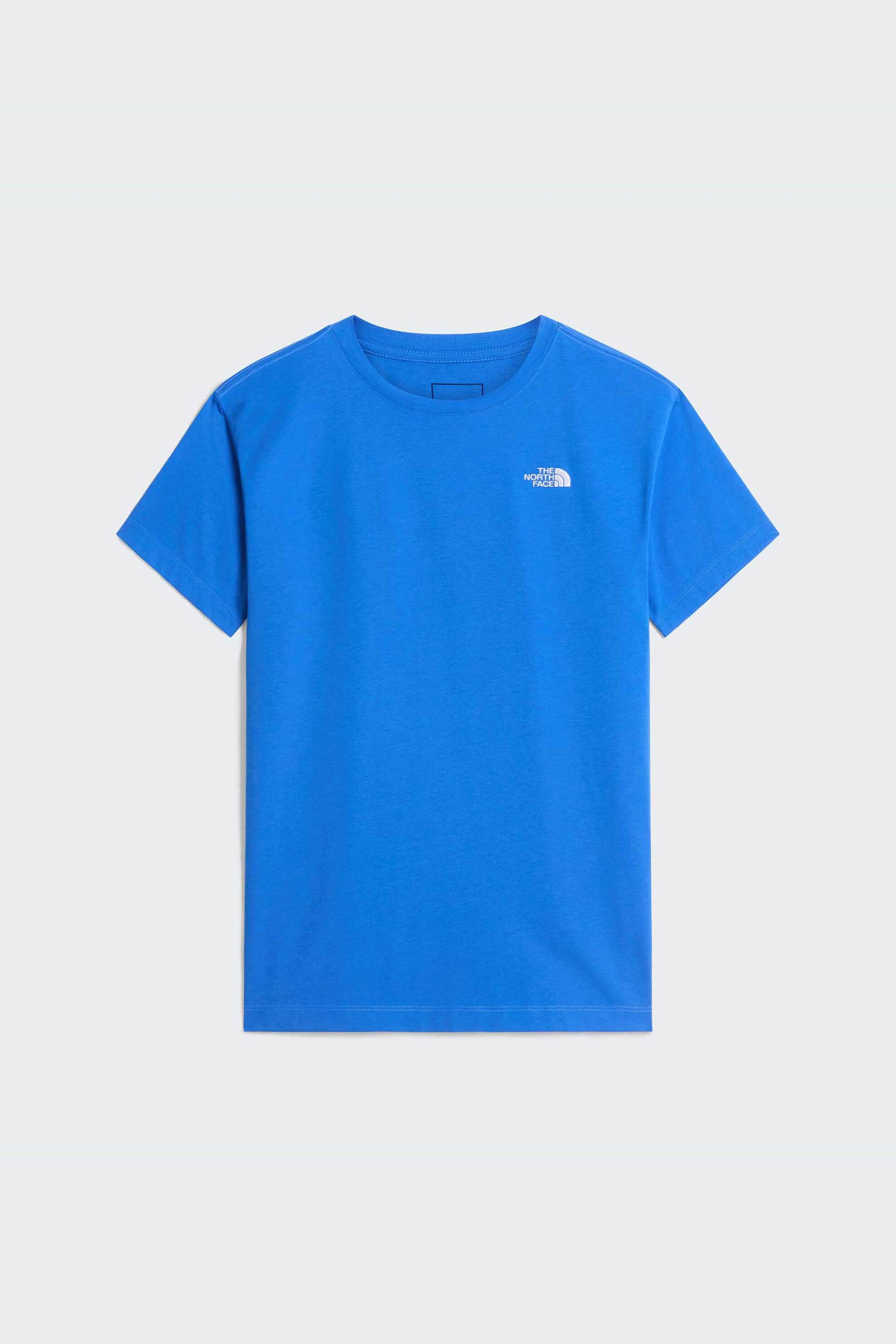The North Face Ανδρικό T-Shirt Regular Fit Evolution Simple Dome - Nf0A8Cz2Nlq1 Μπλε Ανοιχτό