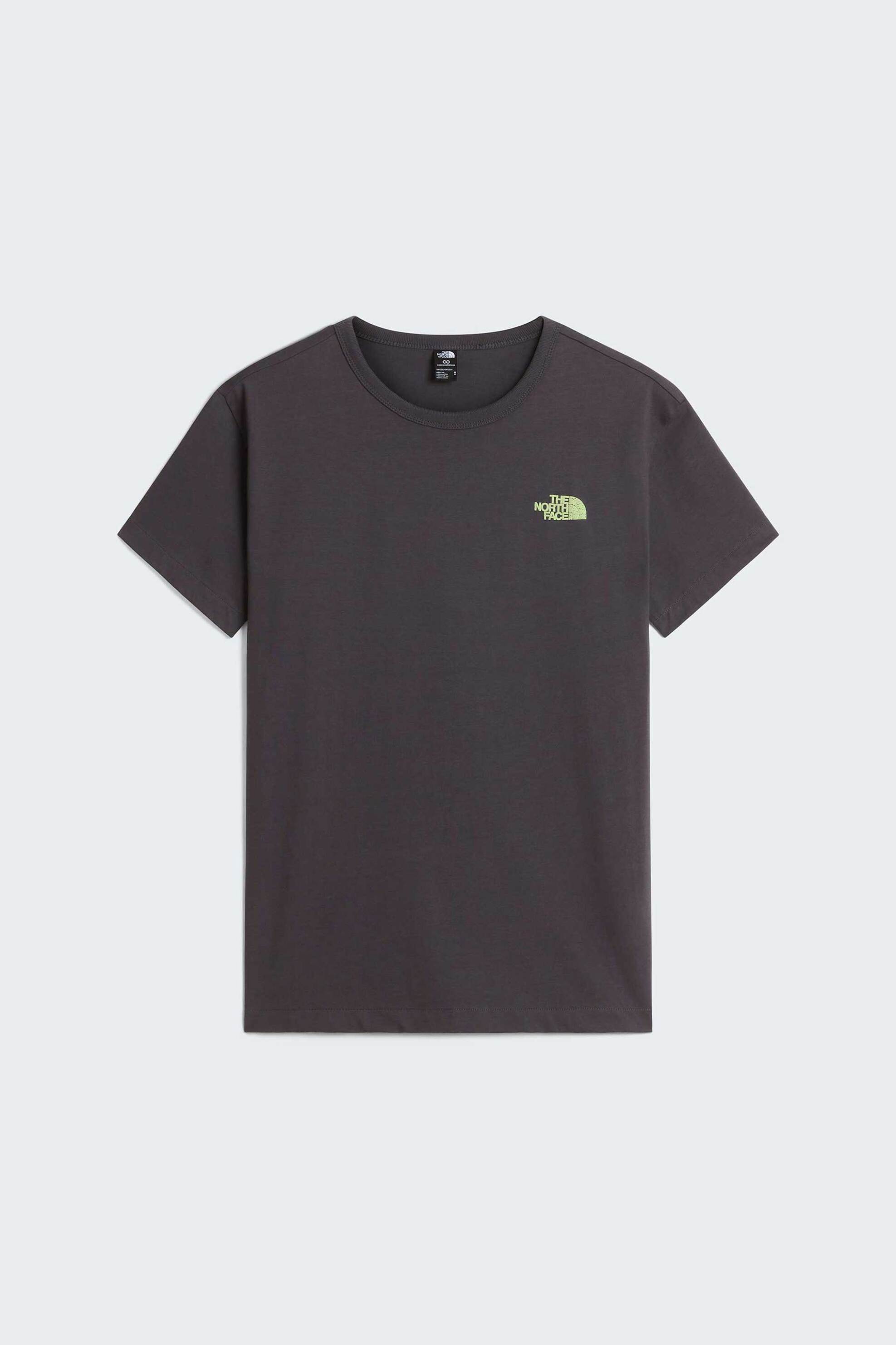 The North Face unisex T-shirt Relaxed Fit "NSE Slopes Graphic" - NF0A8JA8RHI1 Ανθρακί