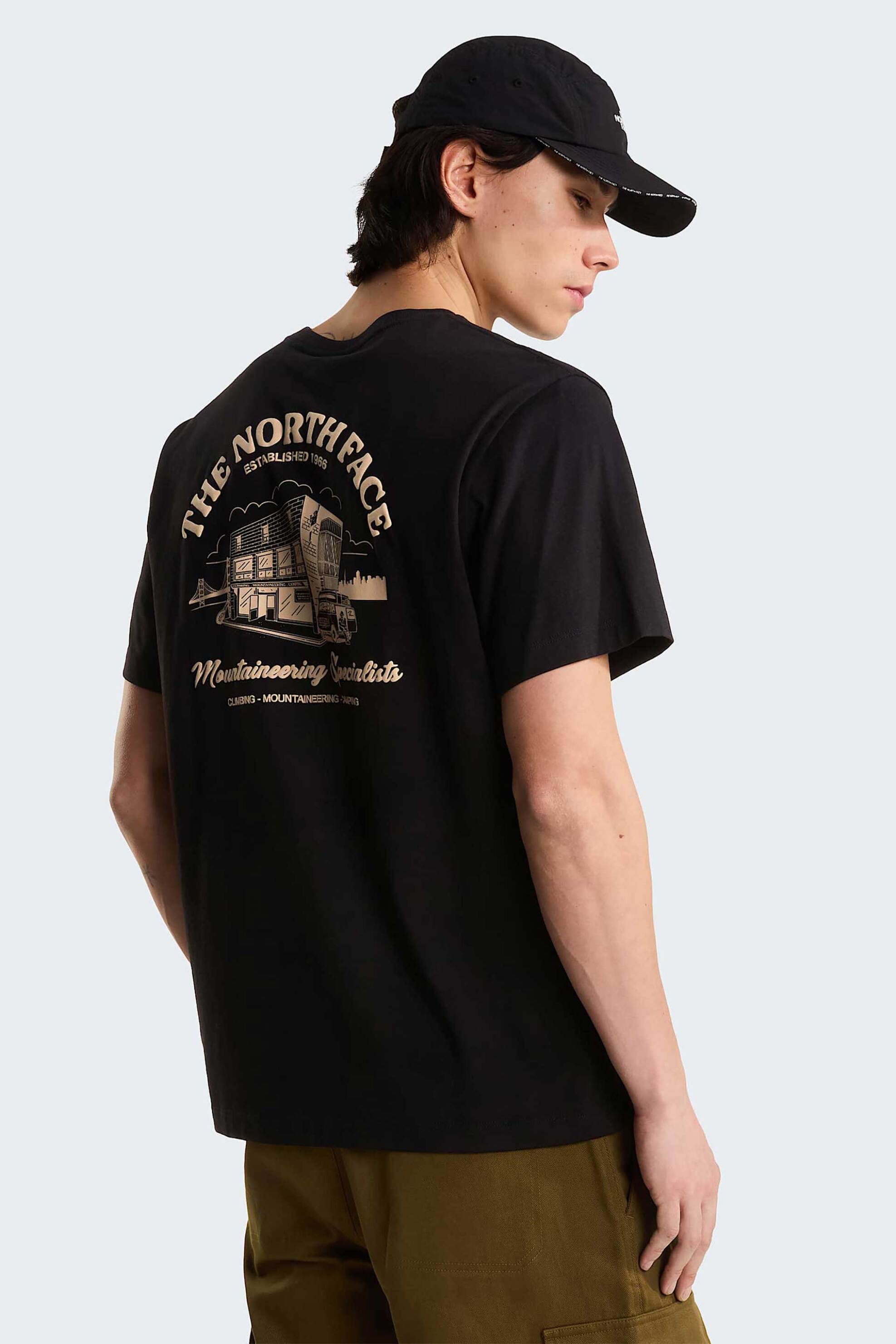 The North Face Unisex T-Shirt Relaxed Fit Og Store Graphic - Nf0A8Jacjk31 Μαύρο