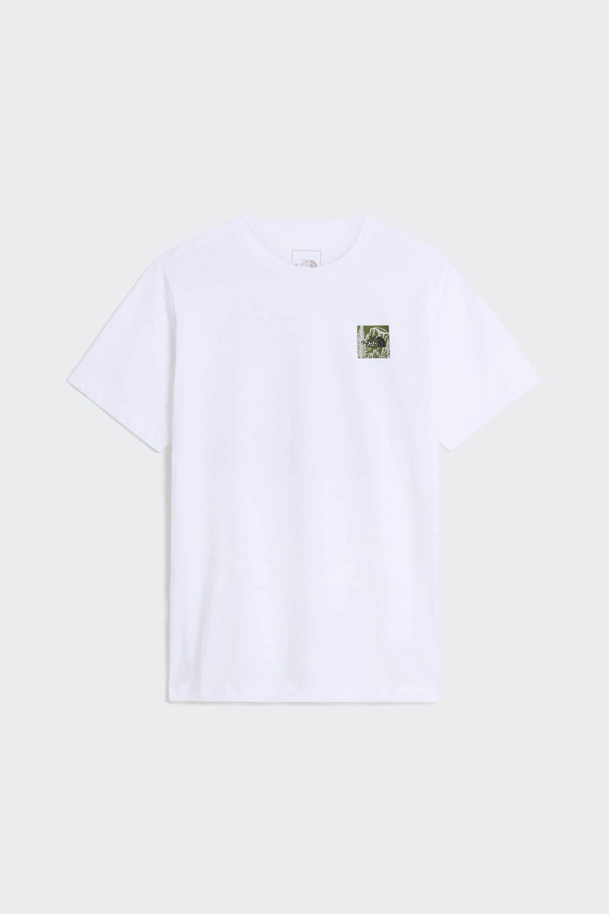The North Face Ανδρικό T-Shirt Regular Fit Monte Graphic - Nf0A8Javfn41 Λευκό