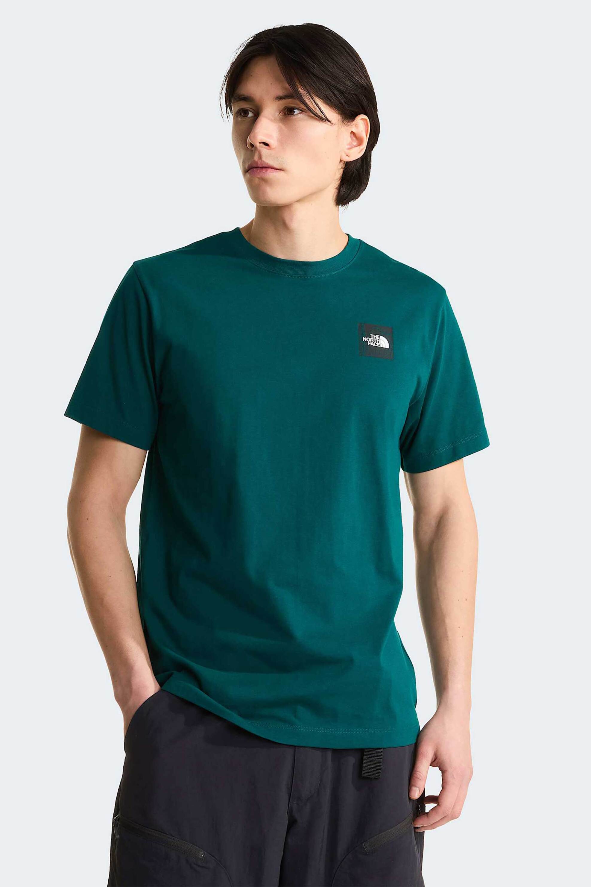 The North Face ανδρικό T-shirt Regular Fit "Monte Graphic" - NF0A8JAVN4J1 Πετρόλ
