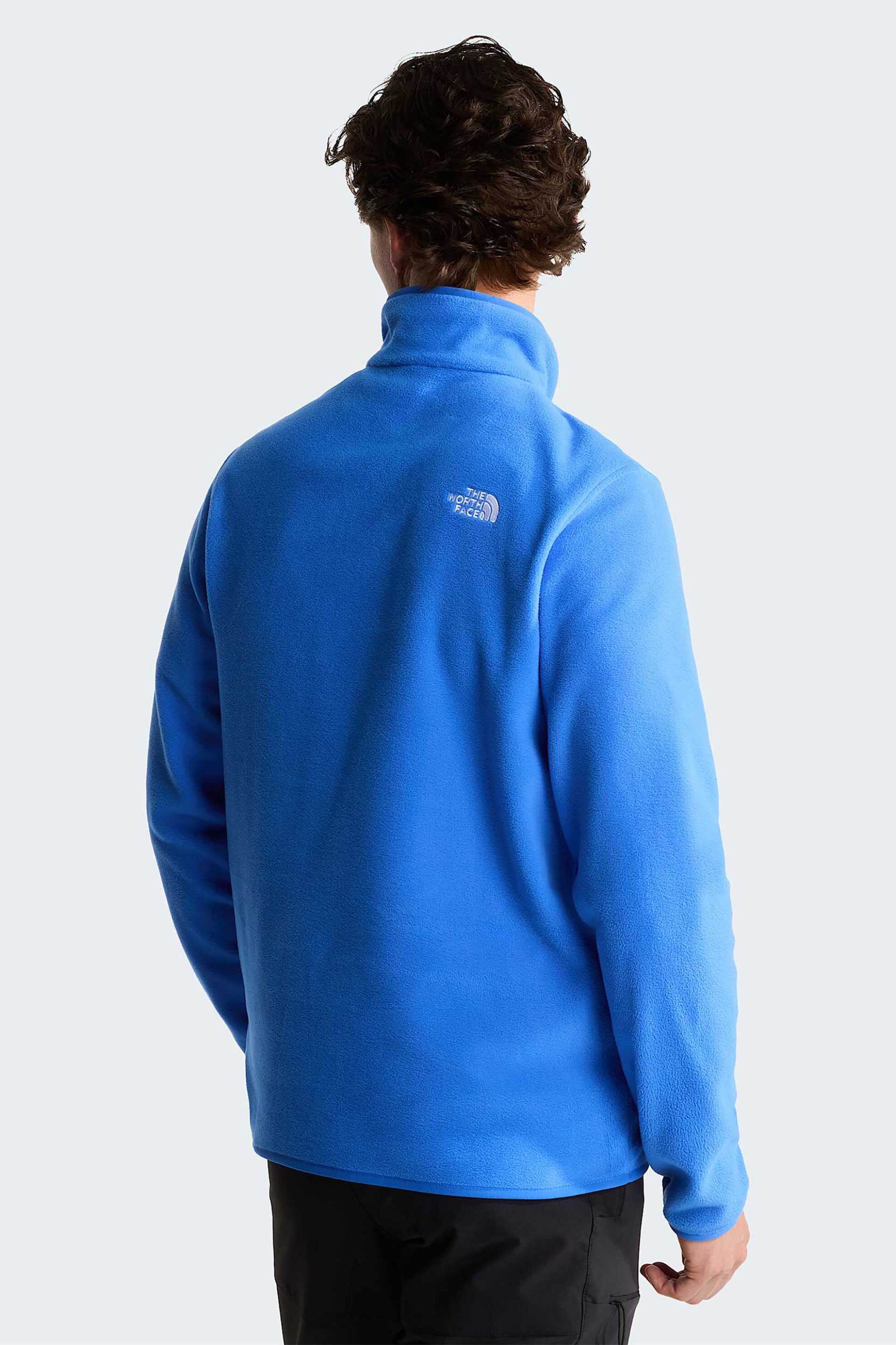 The North Face Ανδρική Μπλούζα Fleece Standard Fit Glacier - Nf0A8D0Qnlq1 Μπλε Ανοιχτό