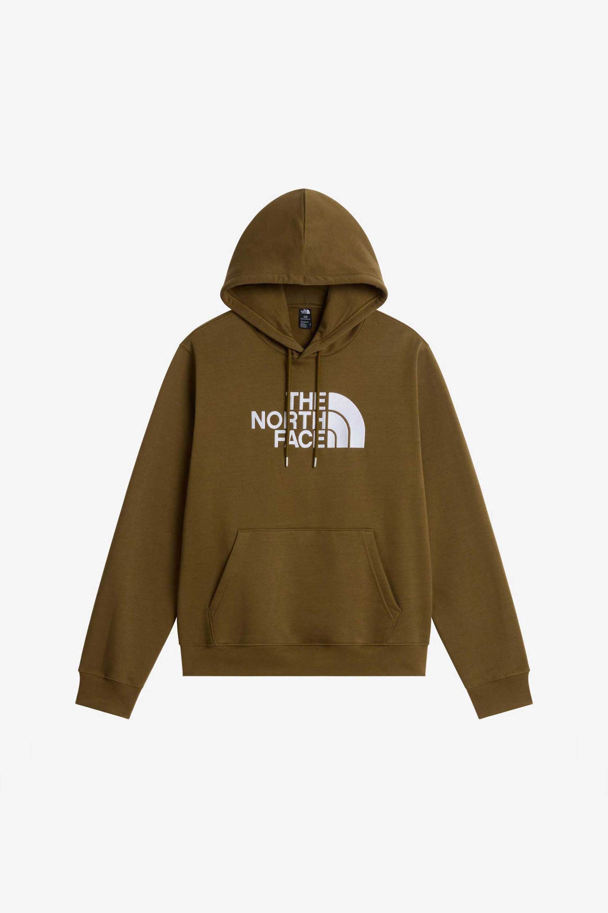 The North Face Ανδρική Μπλούζα Φούτερ με Κουκούλα Regular Fit Essential Drew Peak - Nf0A8Fda2Ek1 Καφέ Tawny