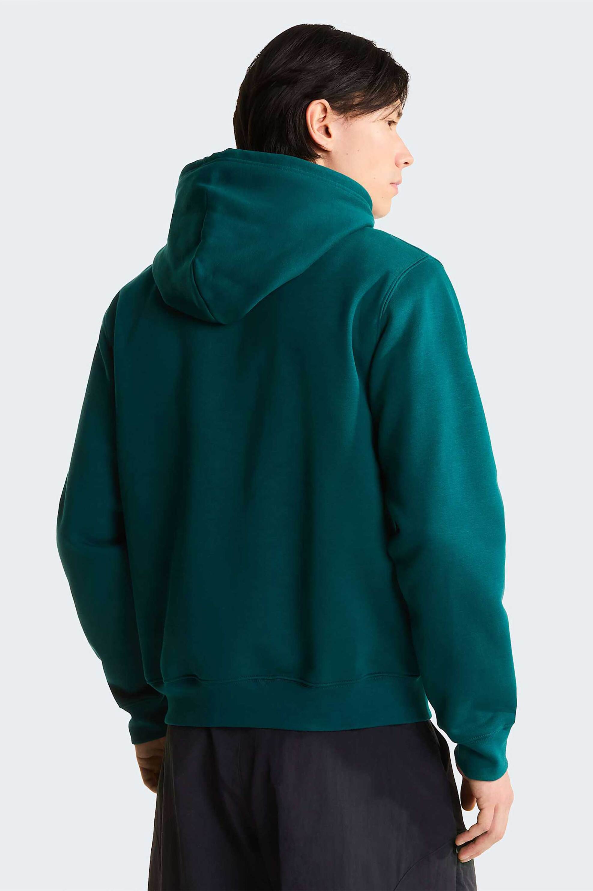 The North Face Ανδρική Μπλούζα Φούτερ με Κουκούλα Regular Fit Essential Drew Peak - Nf0A8Fdan4J1 Πετρόλ