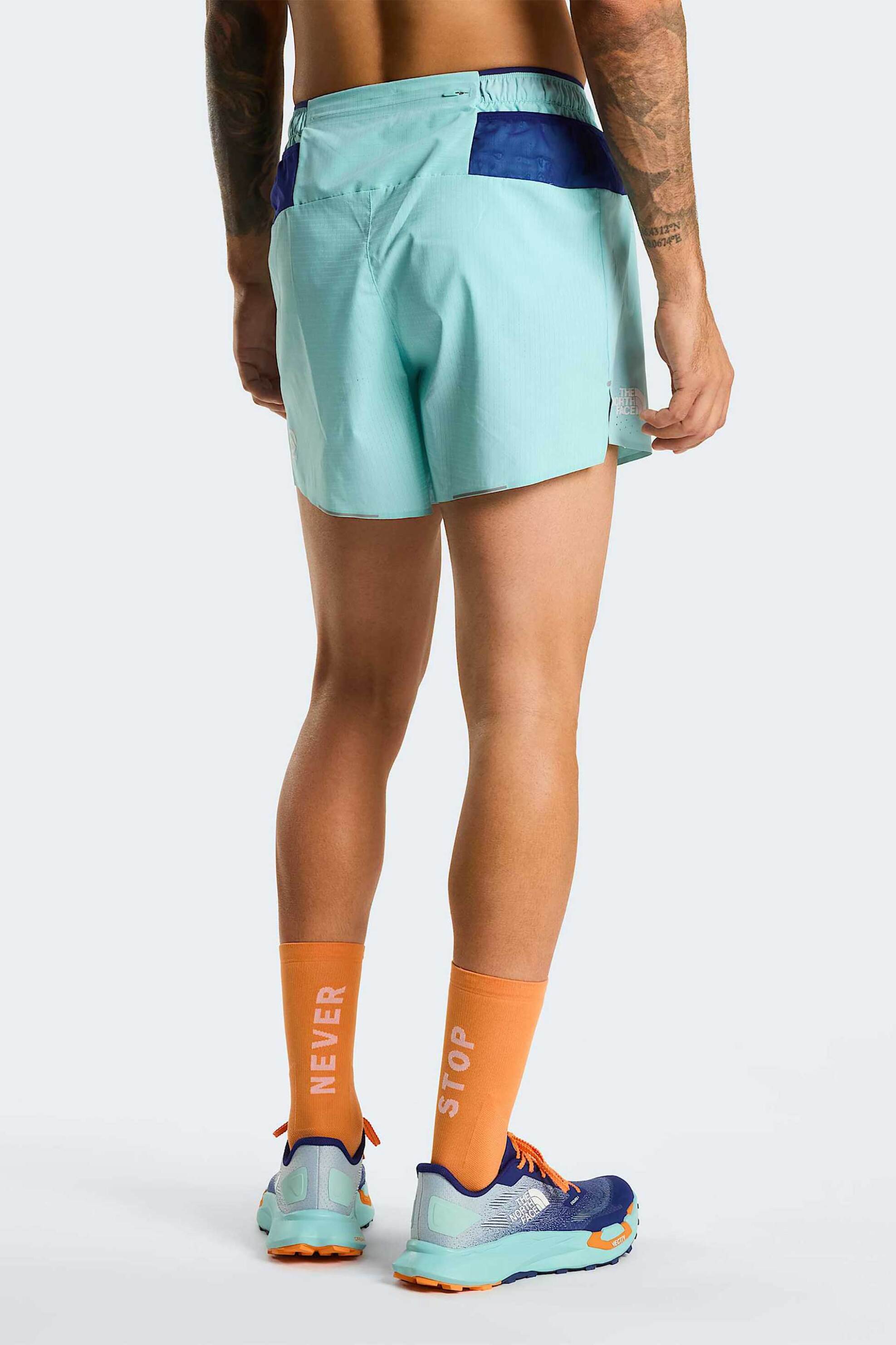 The North Face Ανδρικό Σορτς Regular Fit Summit Pacesetter Graphic - Nf0A8Hw88Eb1 Πράσινο Aqua